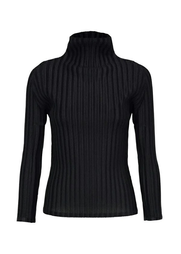 Issey Miyake Rib Pleats Basics top černý vel. 3 rolák