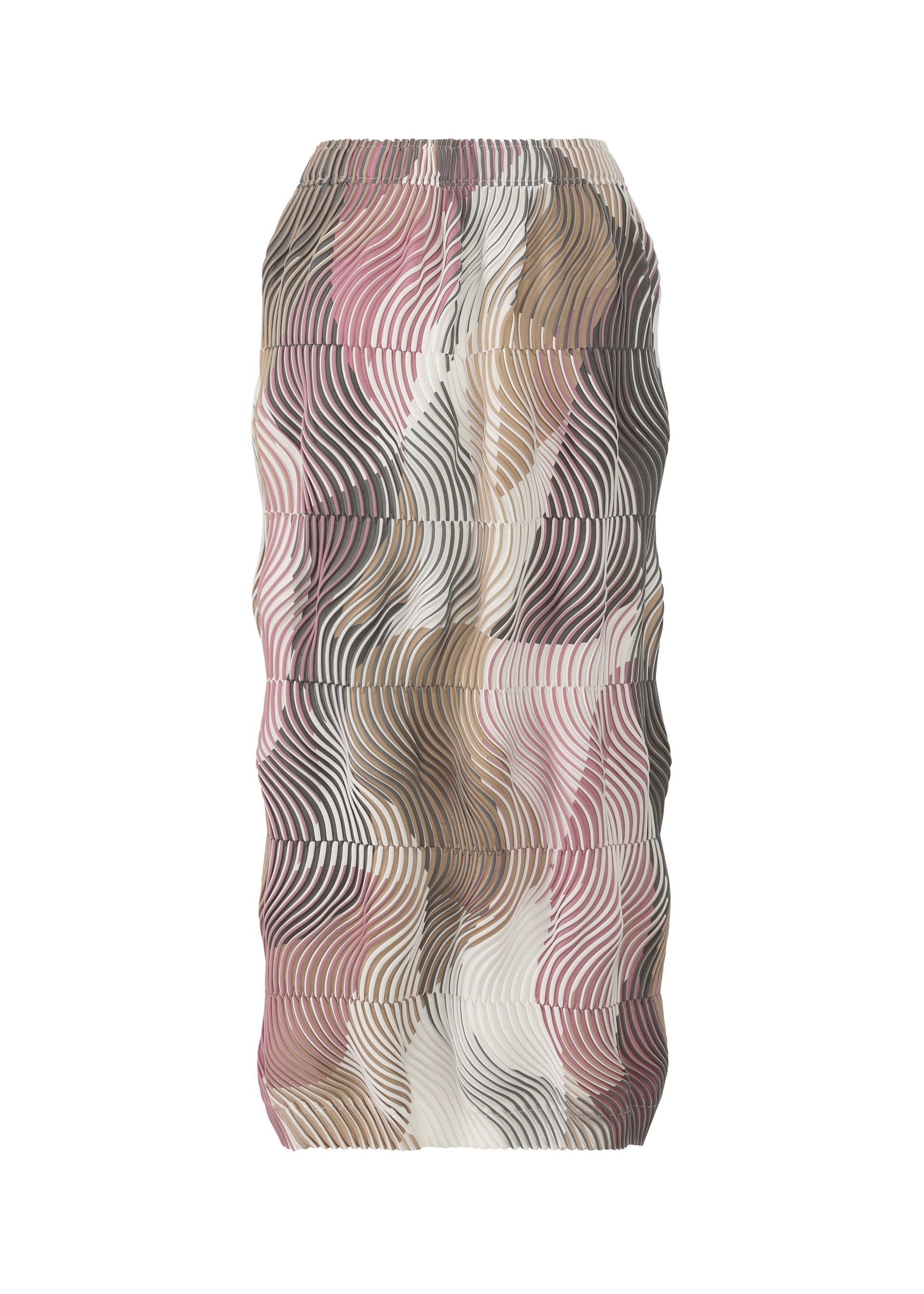 Issey Miyake Type-P 005 dámská sukně růžová plisovaná
