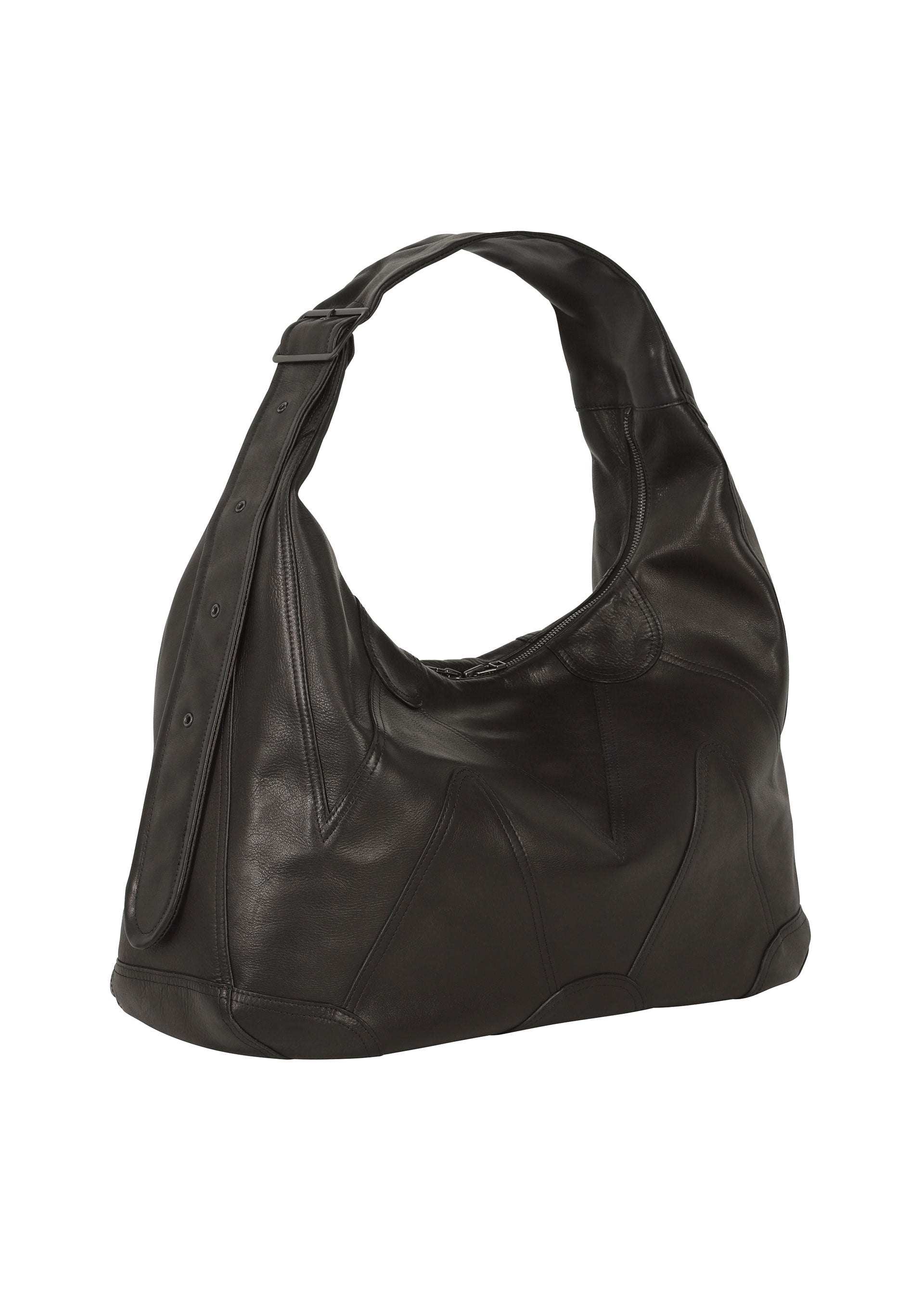 Issey Miyake Elements Leather Bag kabelka černá kožená