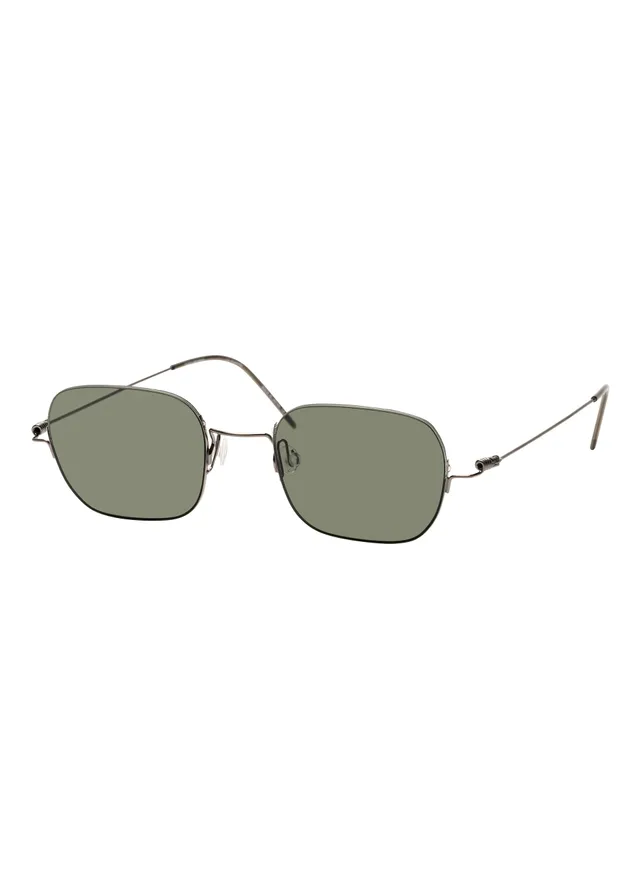Issey Miyake Coil Coil-Square brýle gunmetal zelené