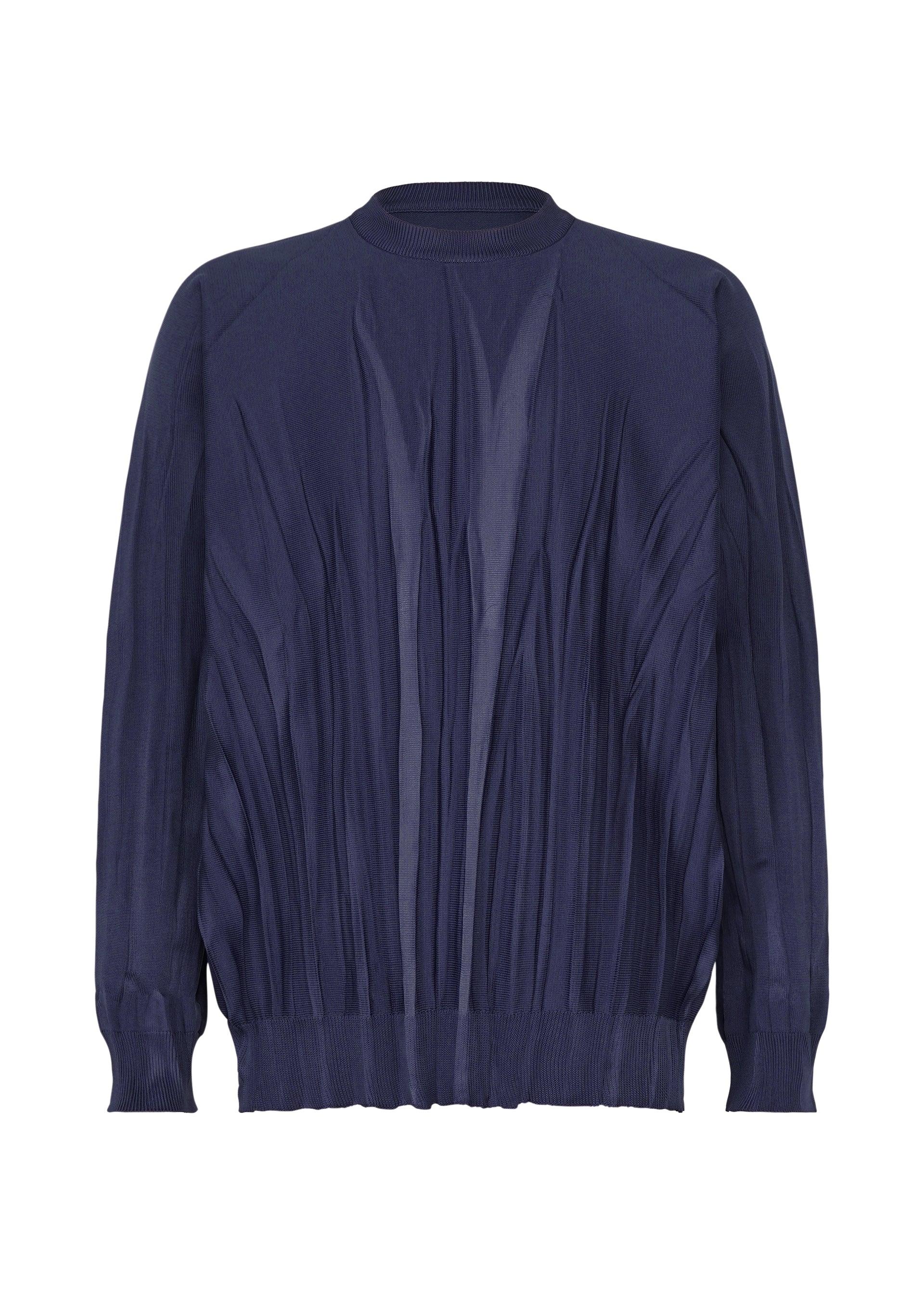 Issey Miyake Ripple Knit svetr černá vel. 3 bezešvý