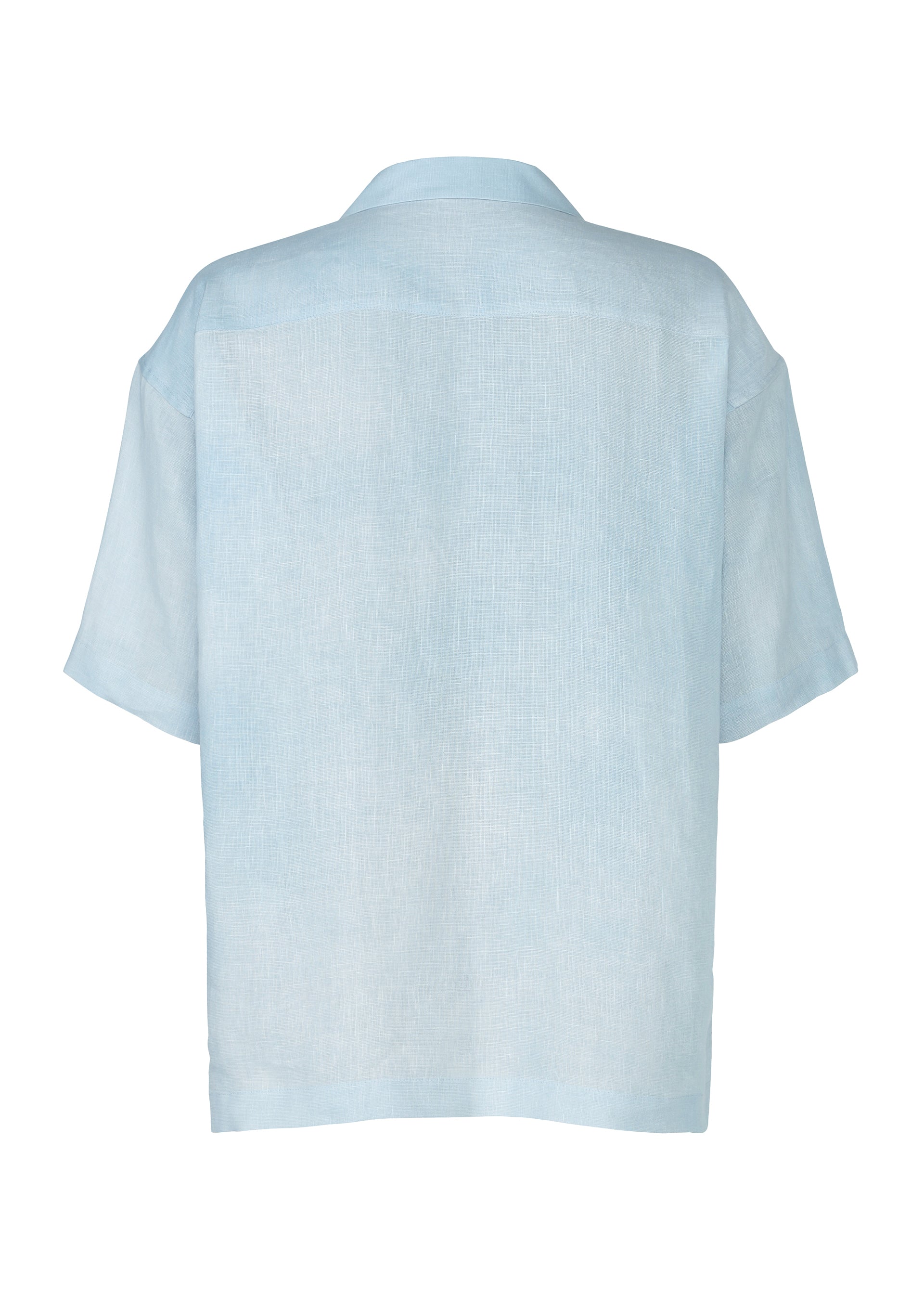 Issey Miyake Floating Linen pánská košile blue lněná