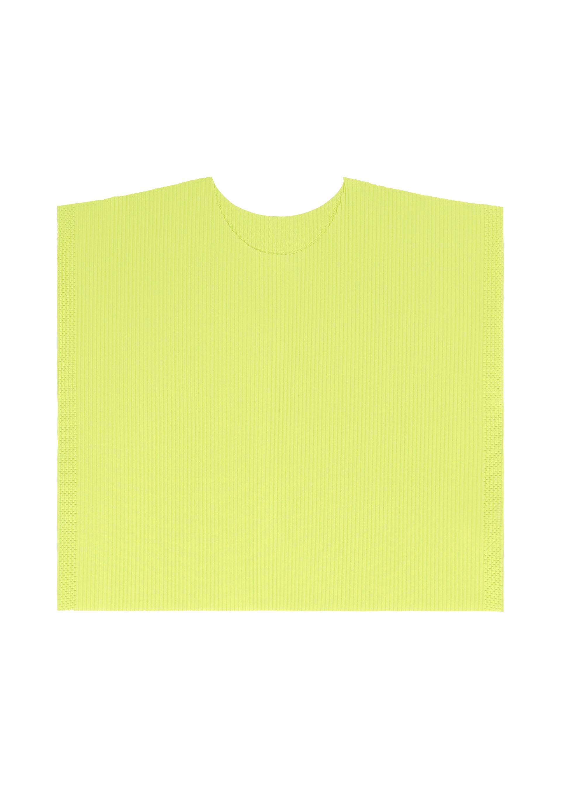 Issey Miyake Mesh Pleats pletený top s krátkým rukávem černý