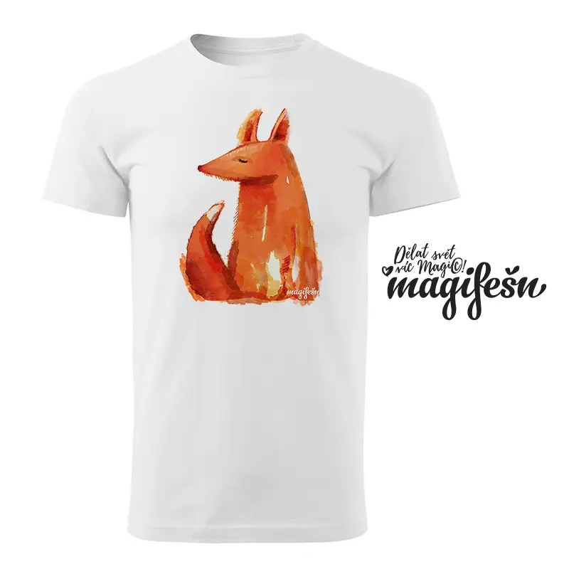 Magifešn XY Liška od vlka unisex tričko z biobavlny