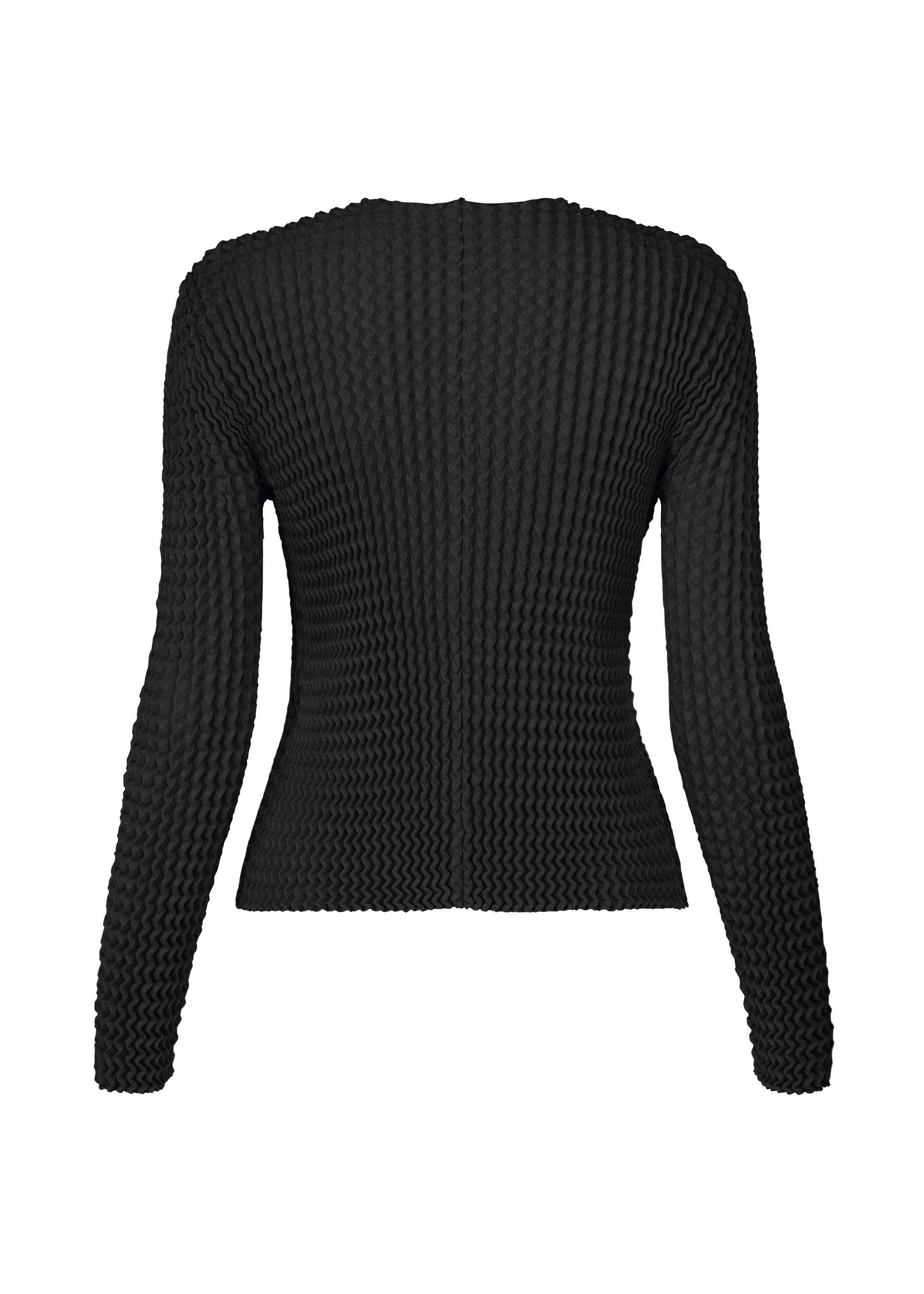 Issey Miyake Spongy BK-68 kardigan černý bavlněný