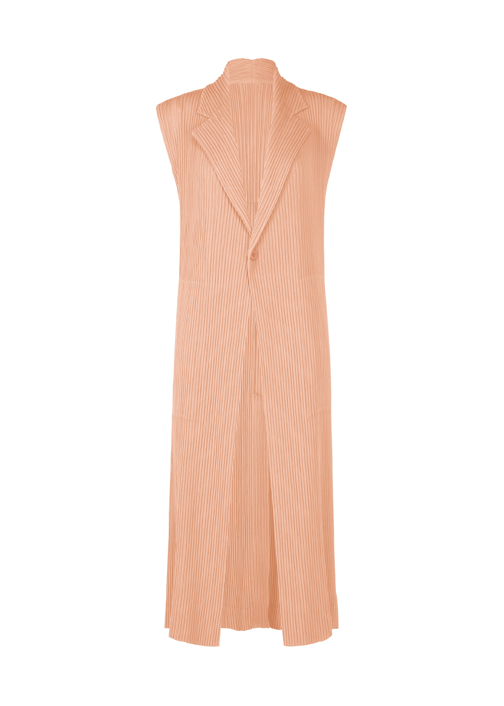 Issey Miyake Hatching Pleats plisovaná vesta šedá 1