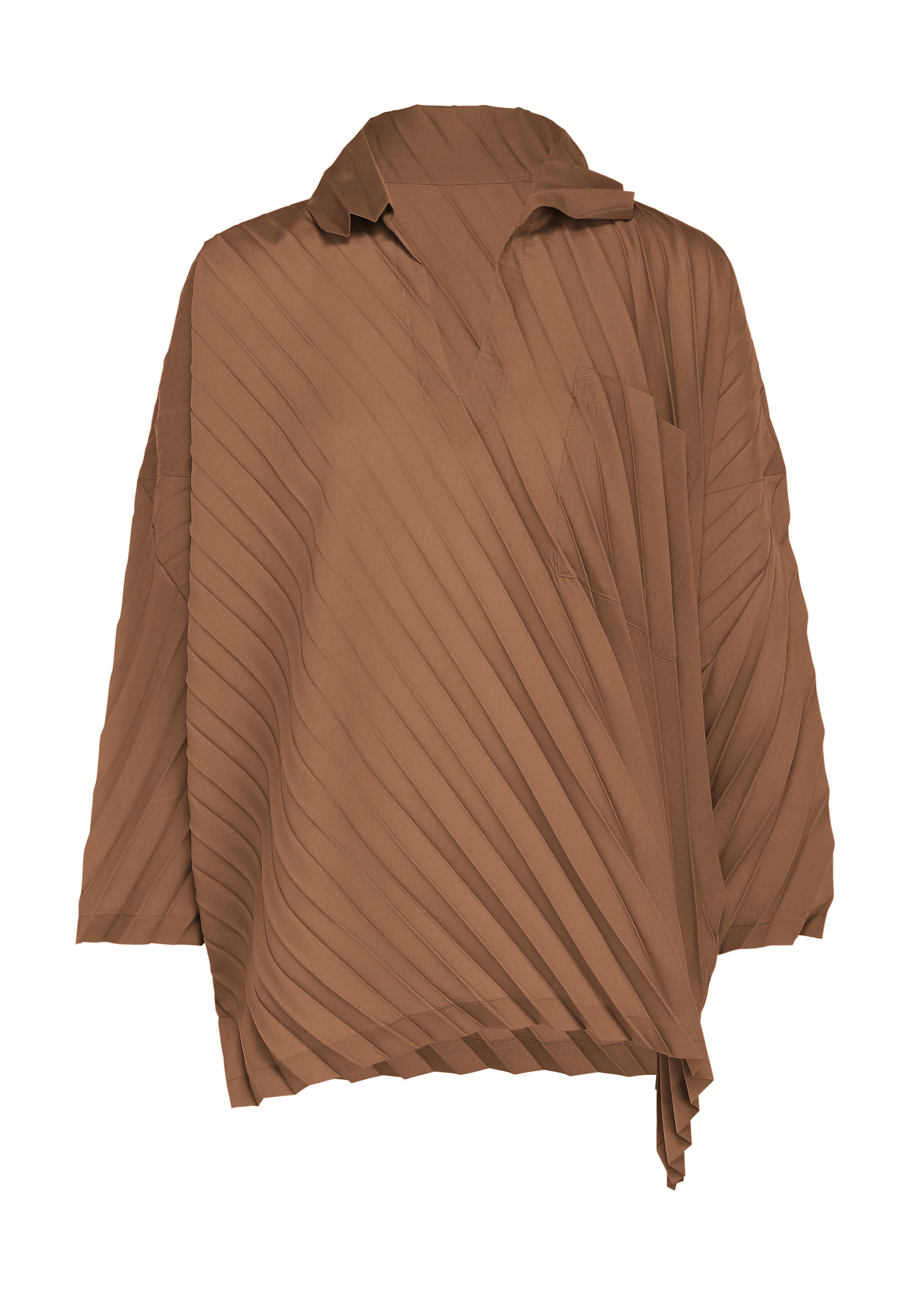 Me Issey Miyake Angle Pleats Shirt košile bílá skladebná