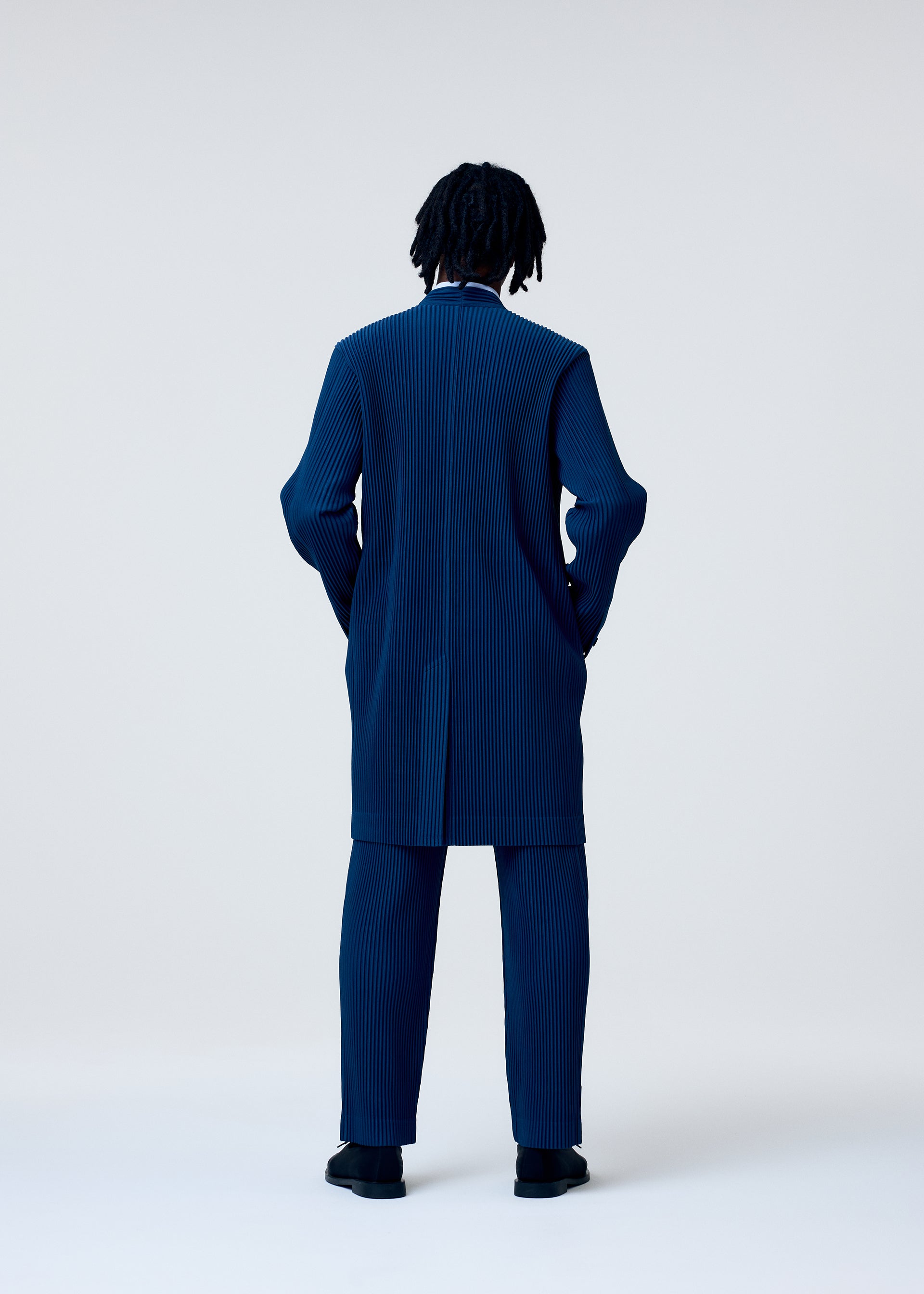 Issey Miyake Tailored Pleats 1 kalhoty zelenošedé