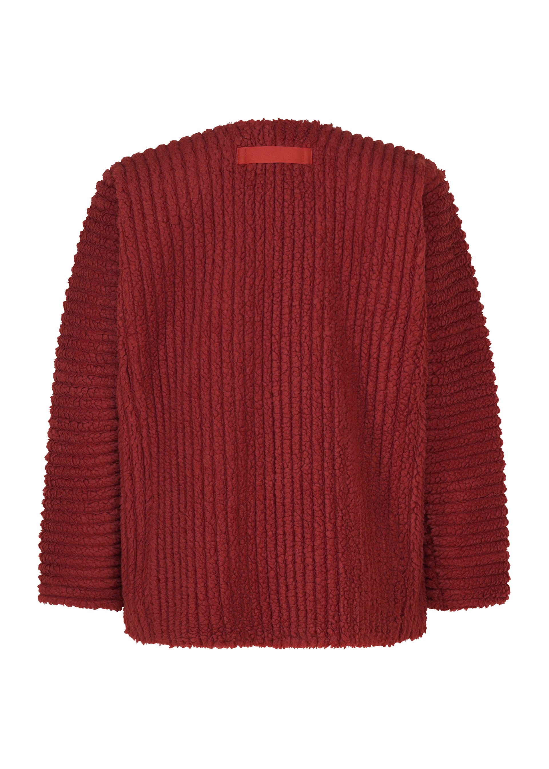Homme Plissé Issey Miyake Fleece Pleats bunda černá