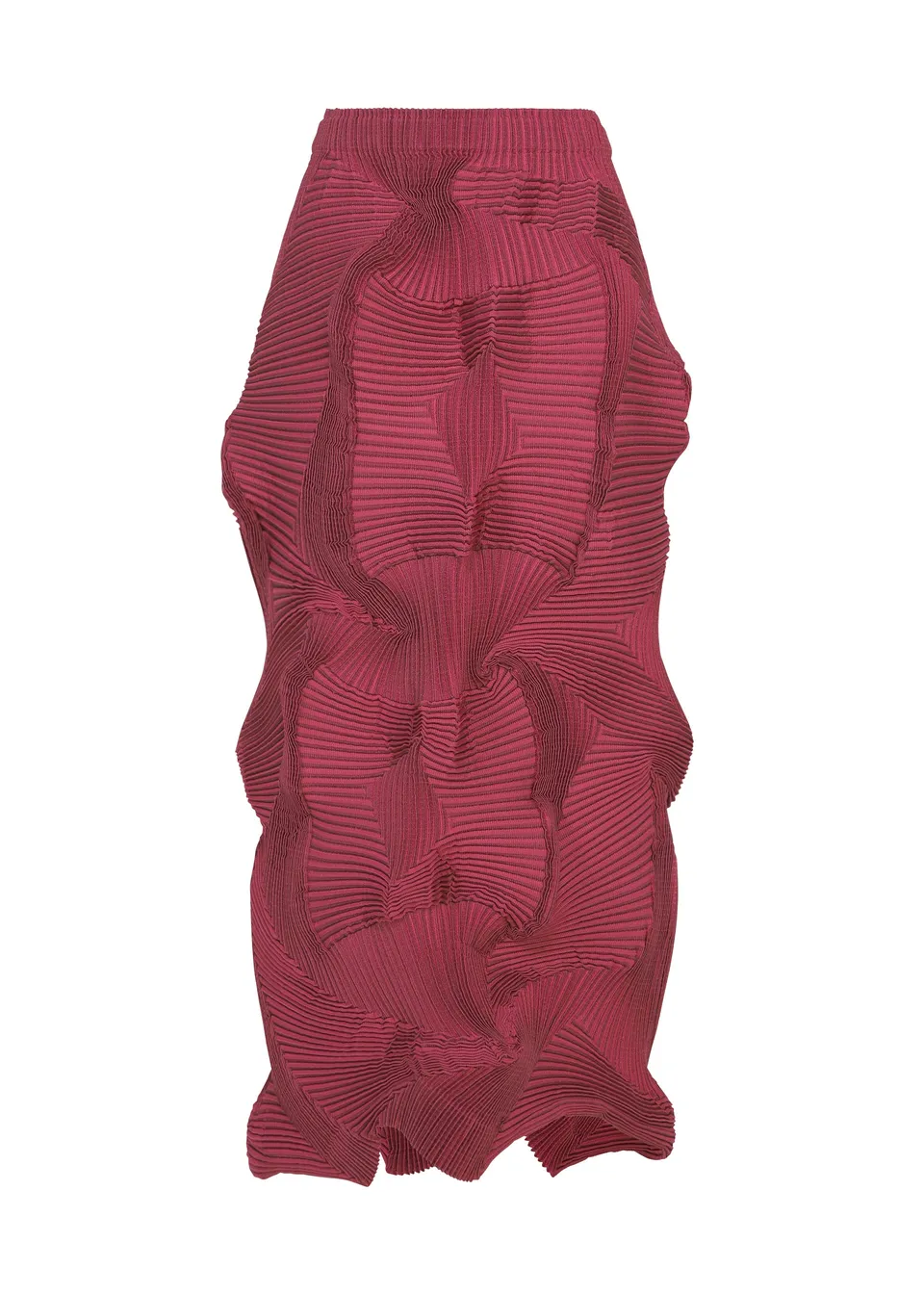 Issey Miyake Type-O 003-1 sukně růžová