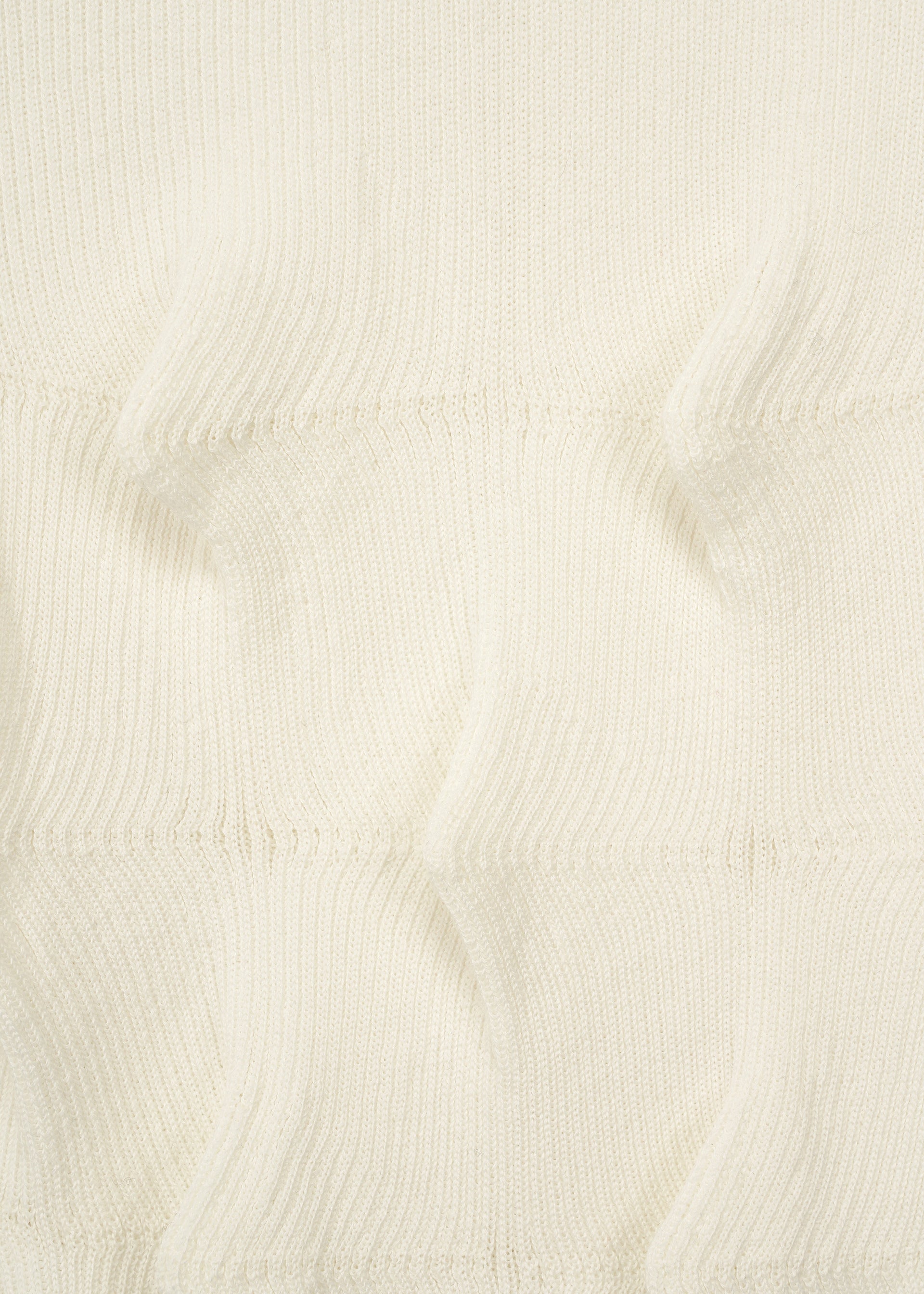 HaaT Zig Zag Knit kalhoty bílá vel. 2 bavlna