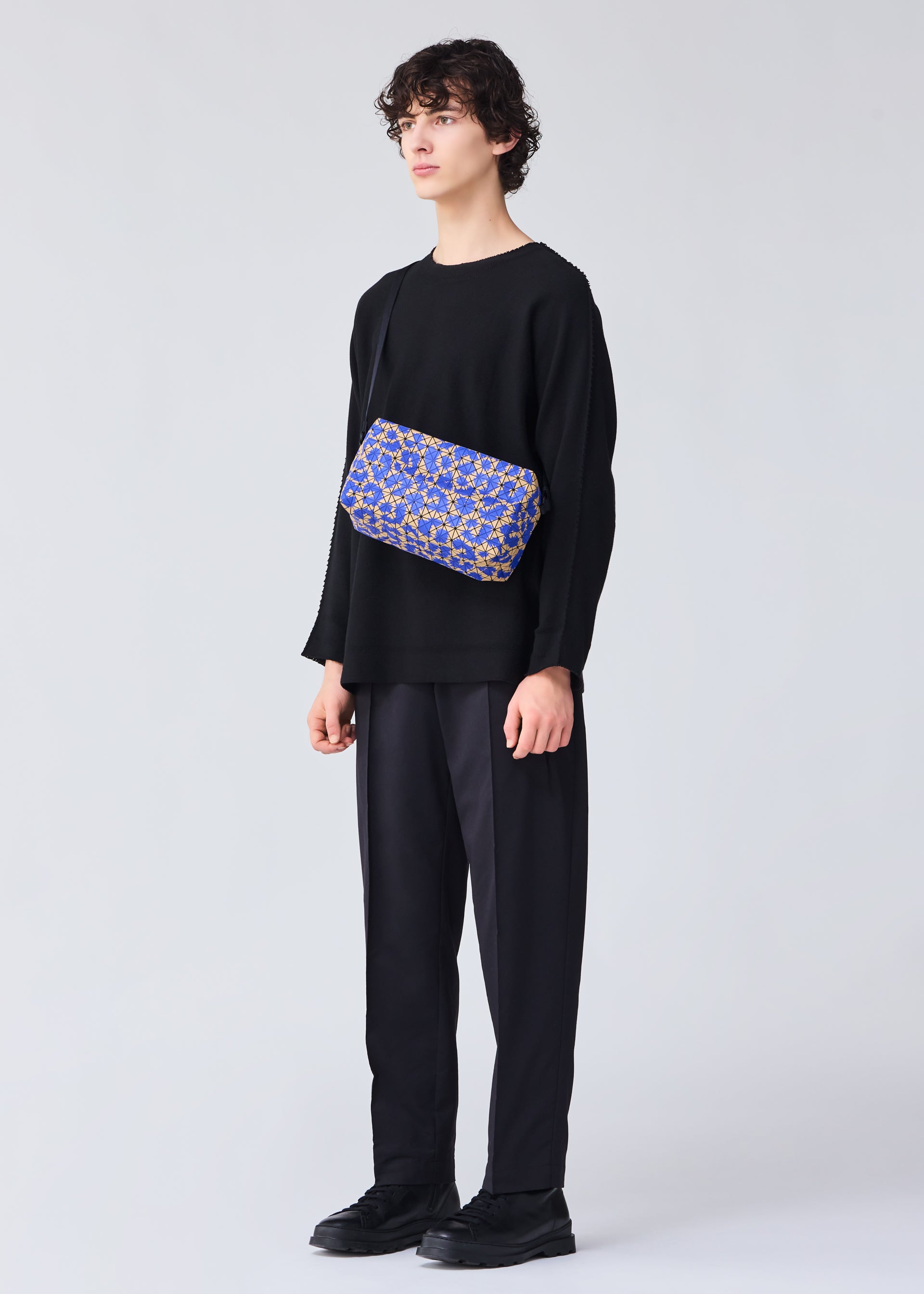 Issey Miyake Saddle Bag Dapple kabelka hnědá