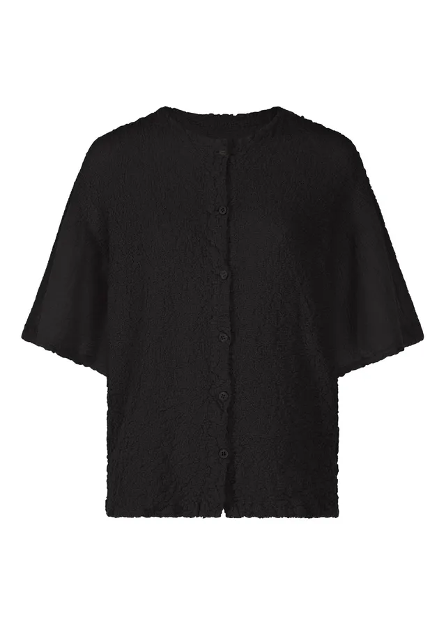 Issey Miyake Sheer Cauliflower kardigan černá