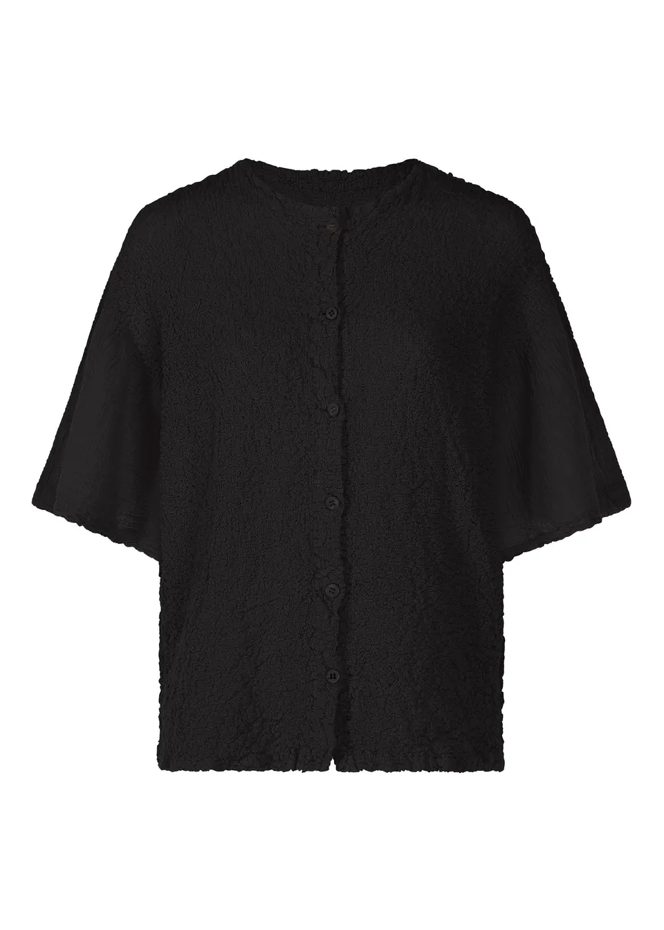 Issey Miyake Sheer Cauliflower kardigan černá