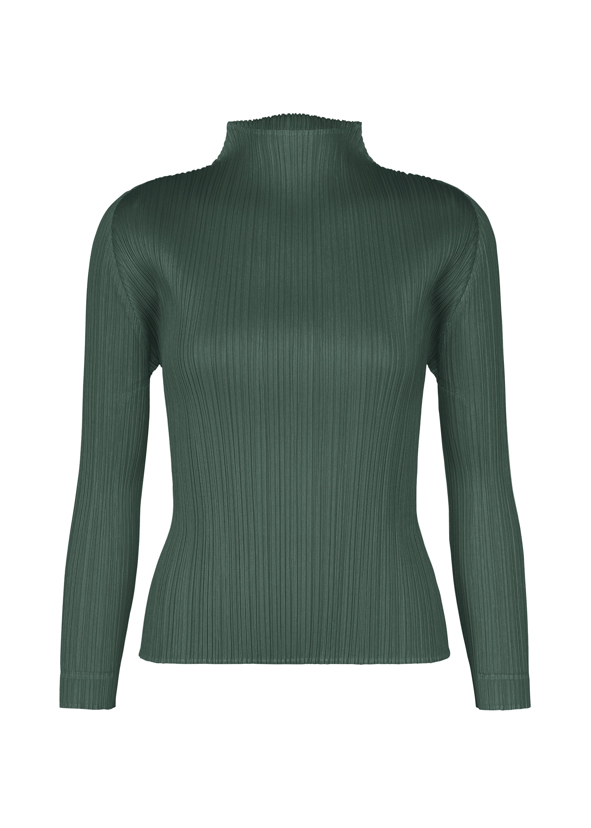 Issey Miyake Monthly Colors October top s rolákem ash beige