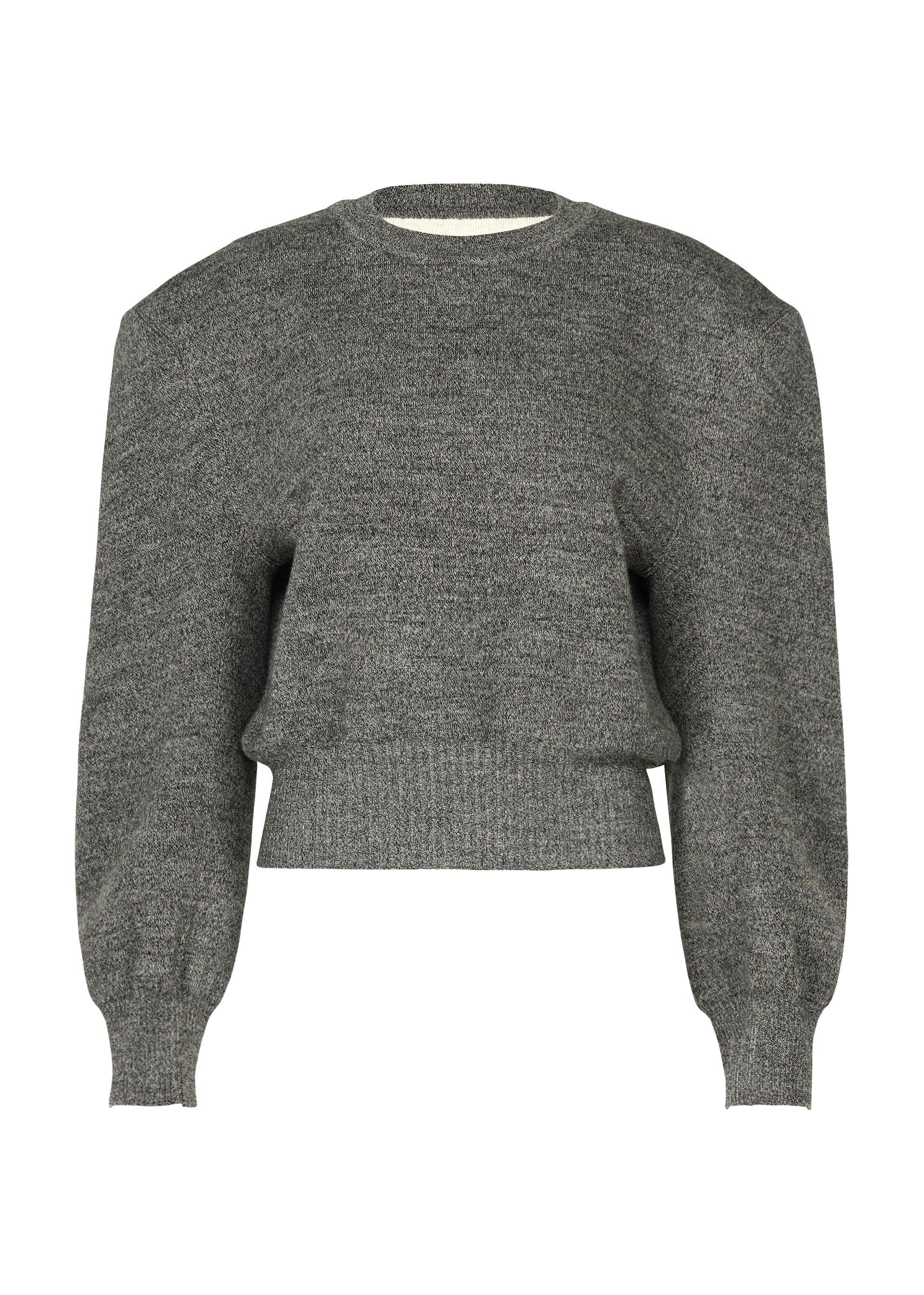 Issey Miyake Handsome Knit svetr černý vlněný
