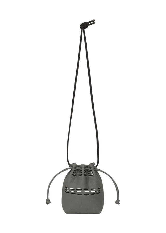 Issey Miyake Mokko Pocket Bi-Color kabelka šedá