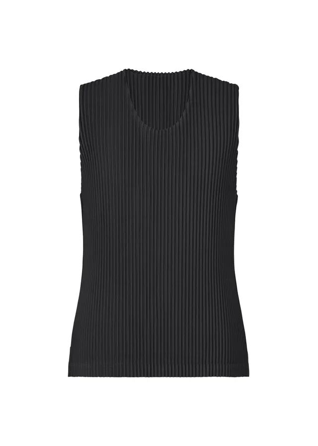 Issey Miyake Monthly Colors June top černá bez rukávů