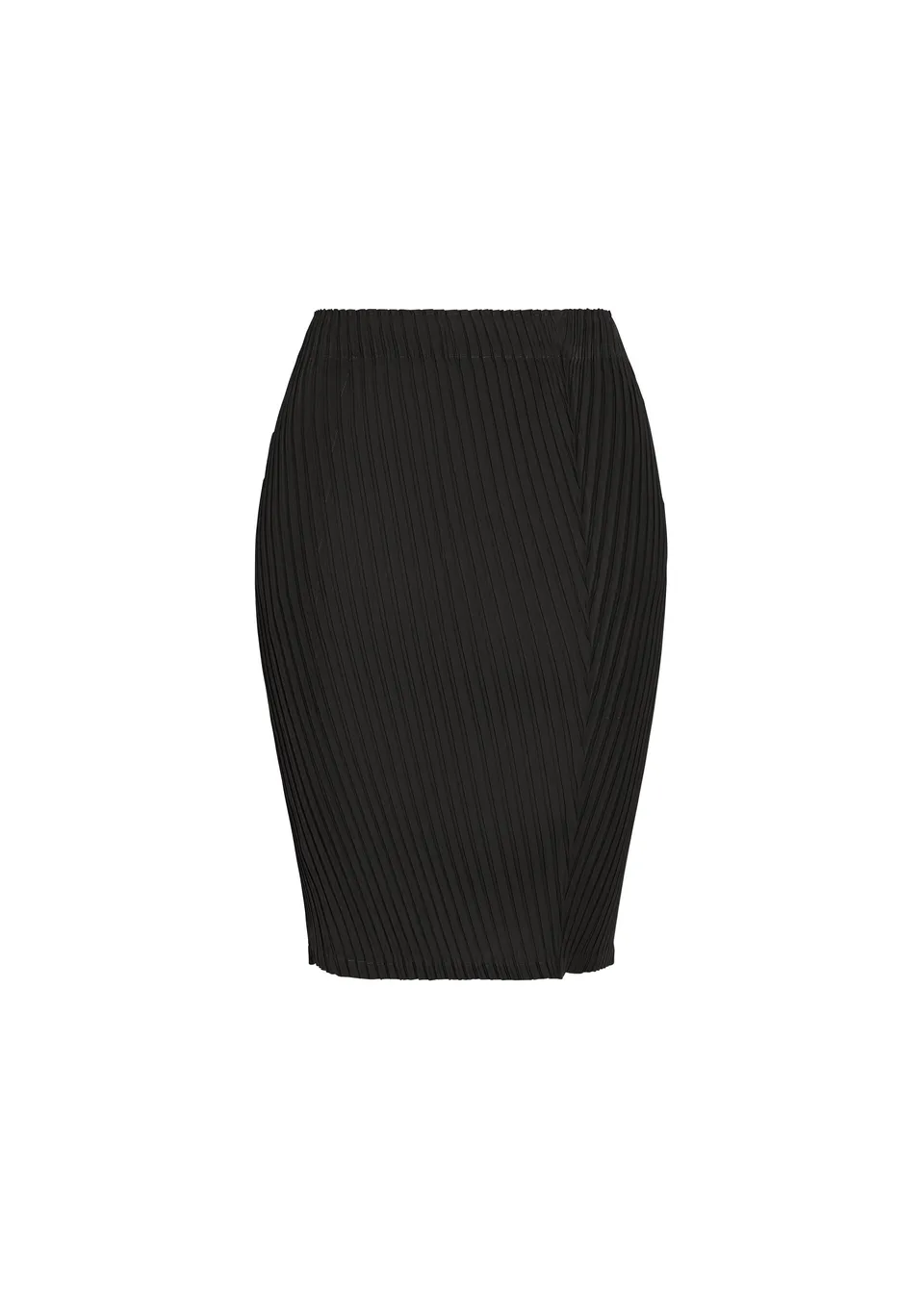 Issey Miyake Tubular Pleats minisukně černá