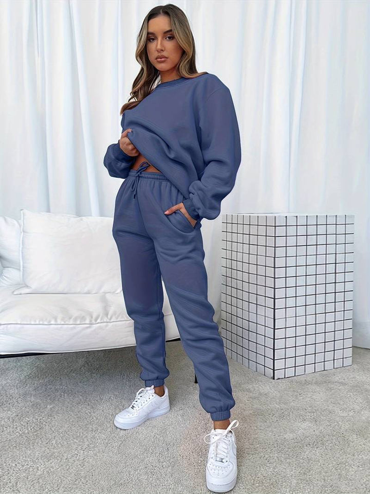 Norielle oversize tepláková souprava růžová