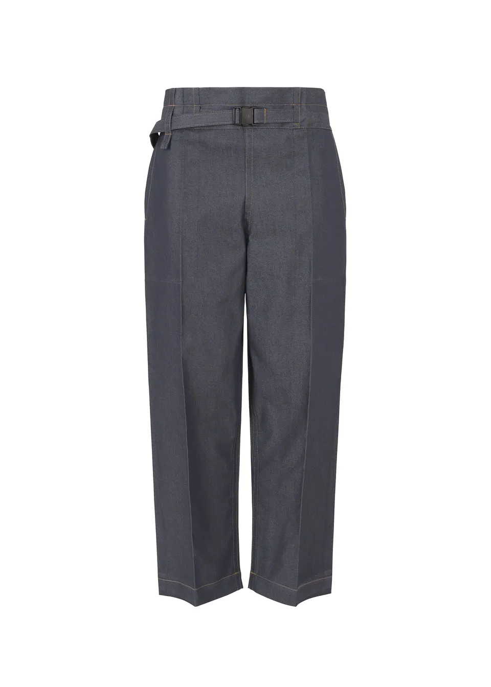 Issey Miyake Flat Denim kalhoty rovné indigo