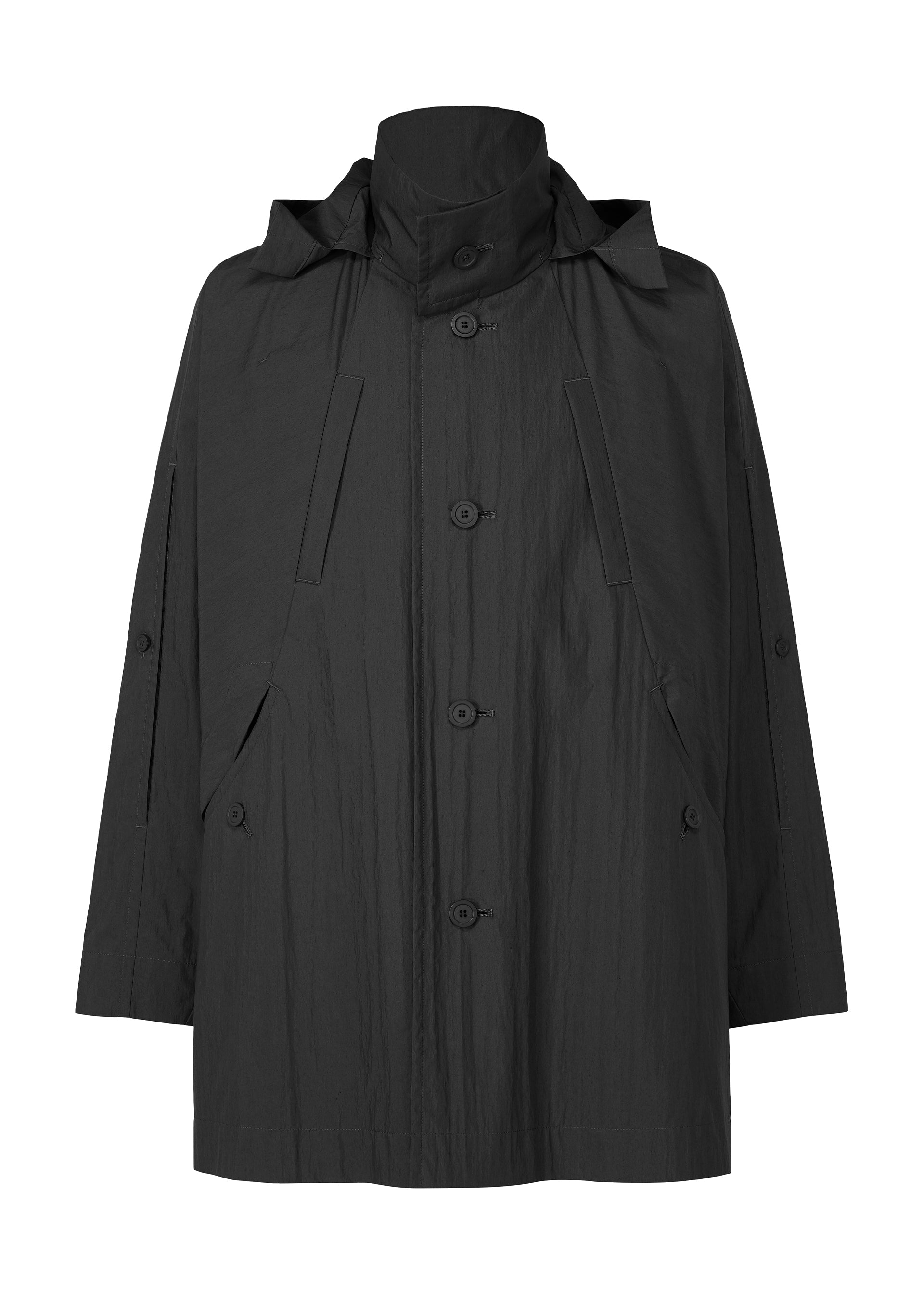 Issey Miyake Slit Coat bunda zelená vel. 1