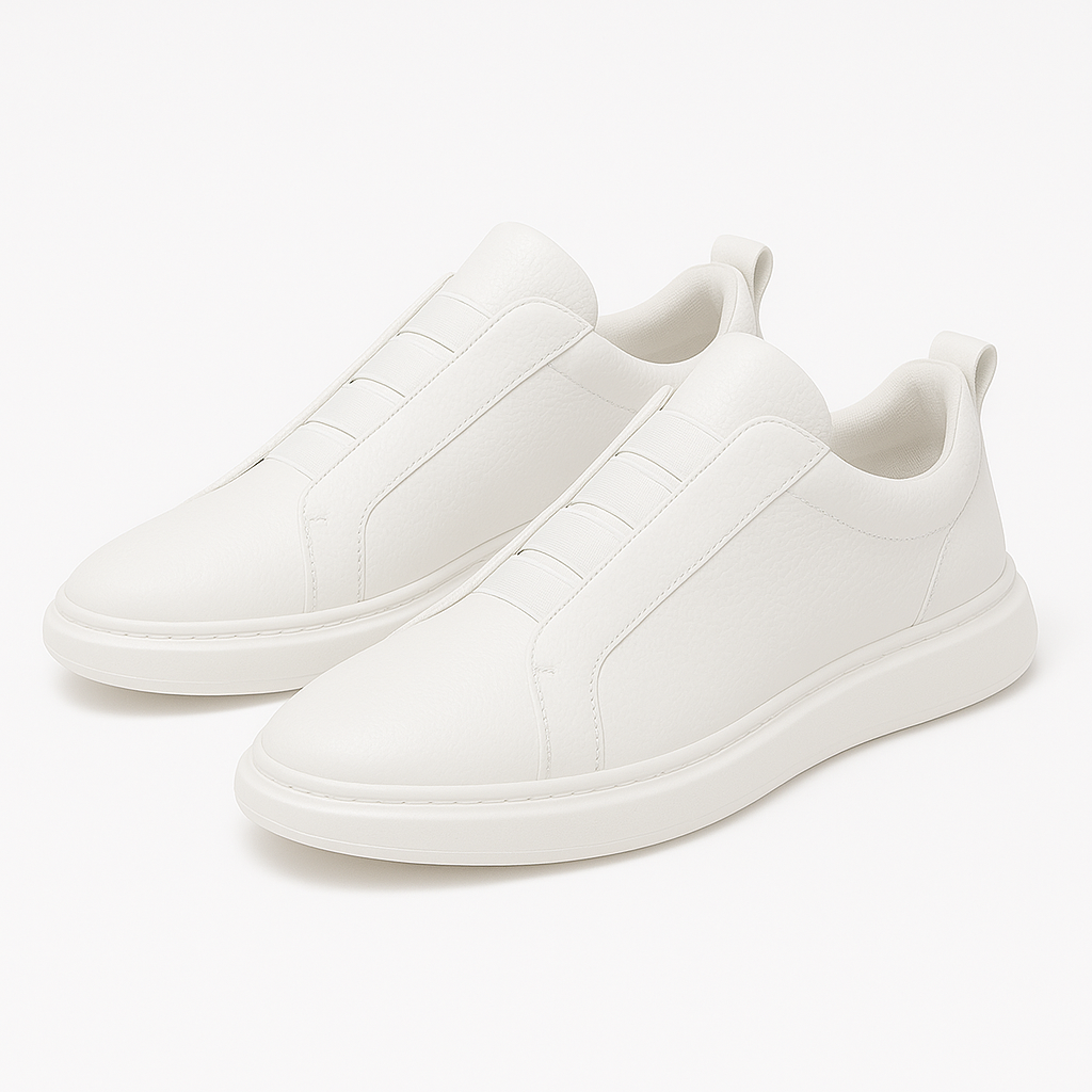 Norielle slip-on tenisky černé s kulatou špičkou