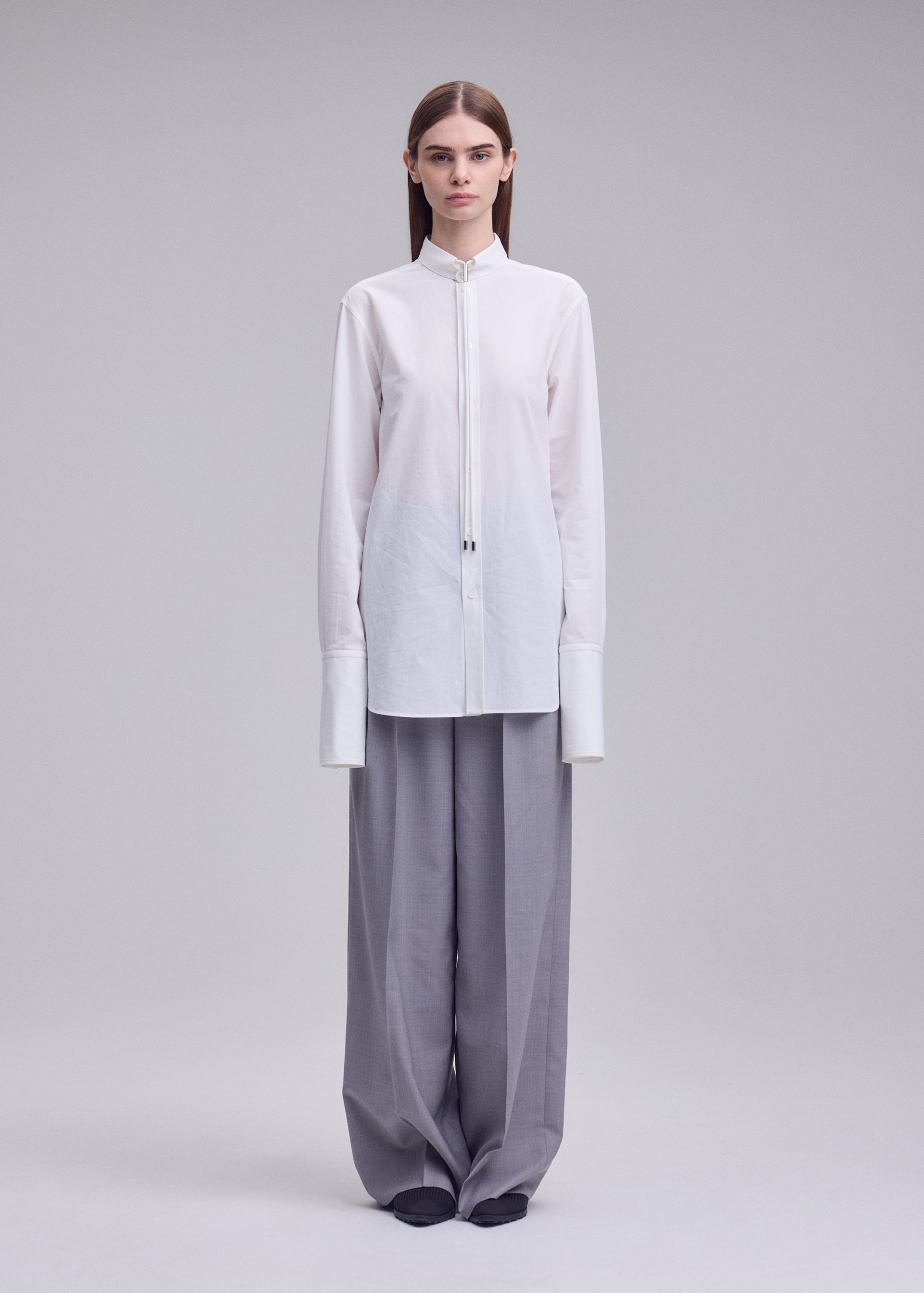 Issey Miyake Monsieur Shirt košile Black stojáček