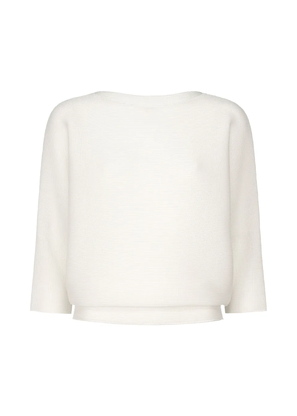 me Issey Miyake Dolman Stretch Pleats top černá 7/8
