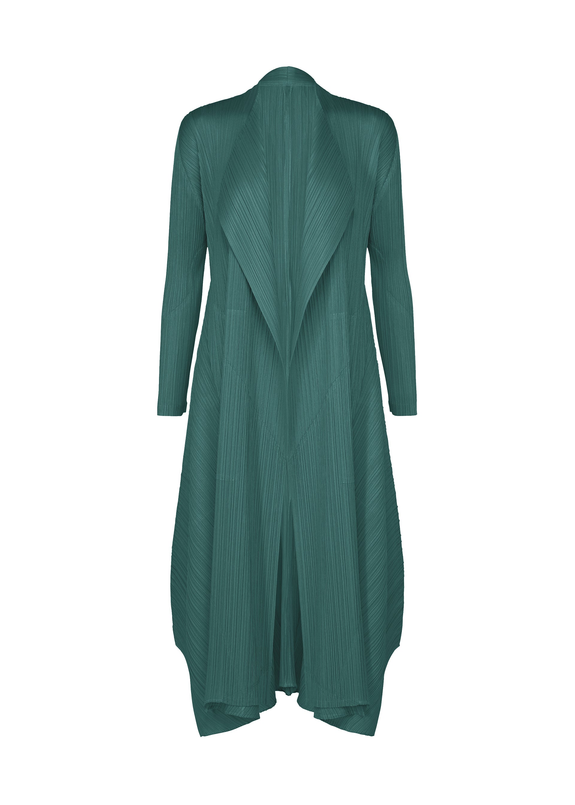 Issey Miyake Monthly October kabát béžový vel. 3 dlouhý