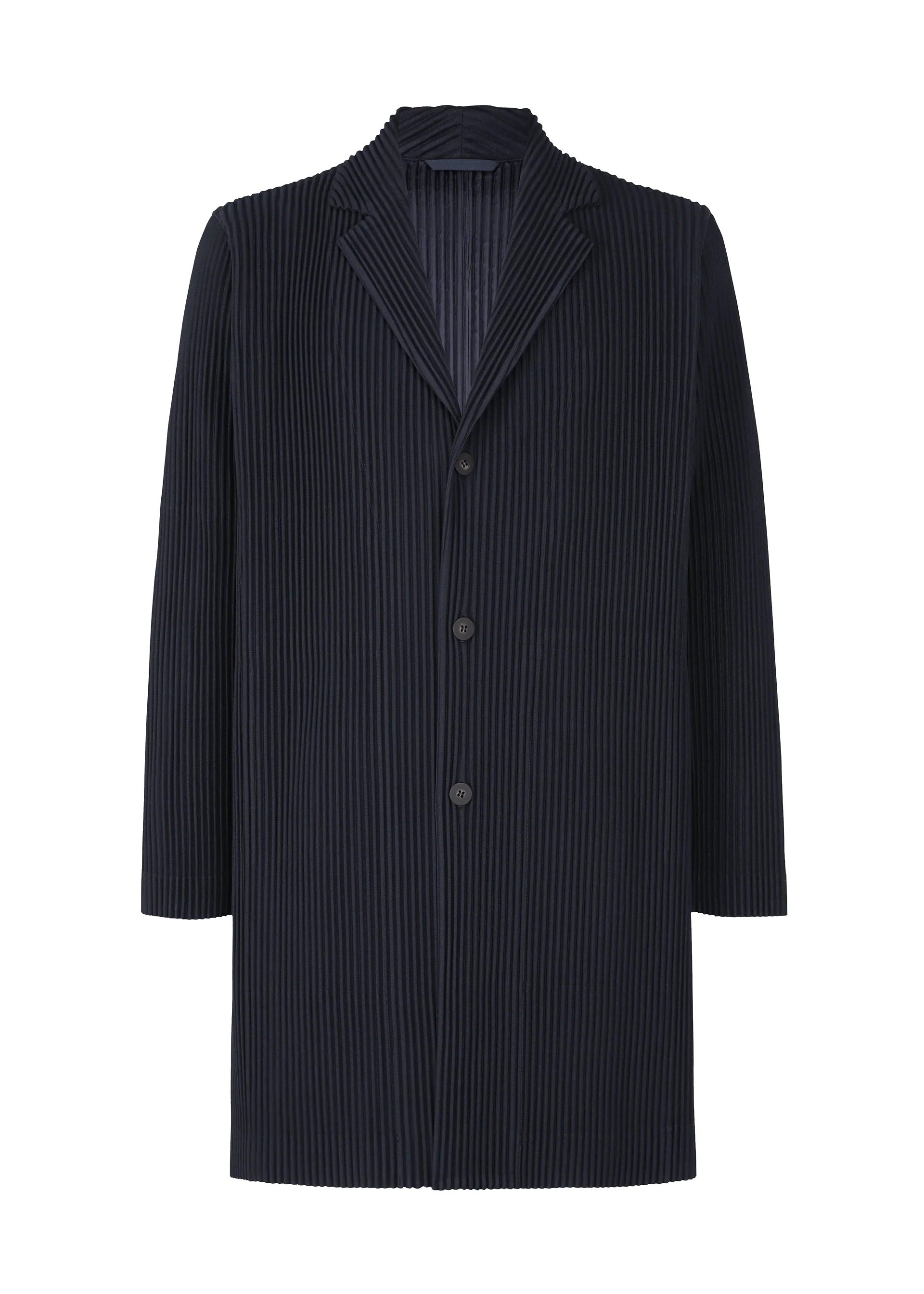 Issey Miyake BASICS dlouhé sako černé vel. 2 skládané