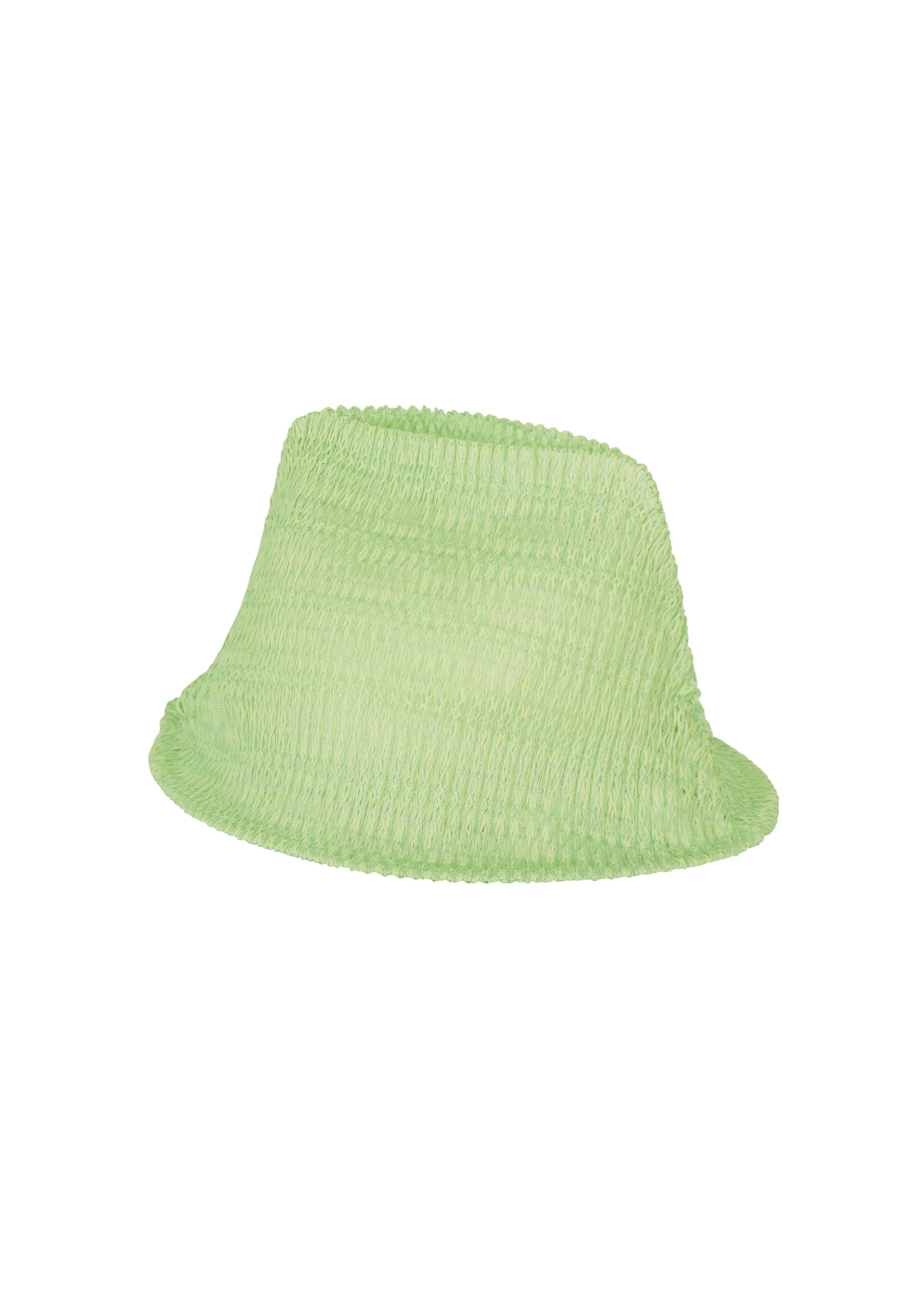 Issey Miyake Mesh Pleats klobouk bílý