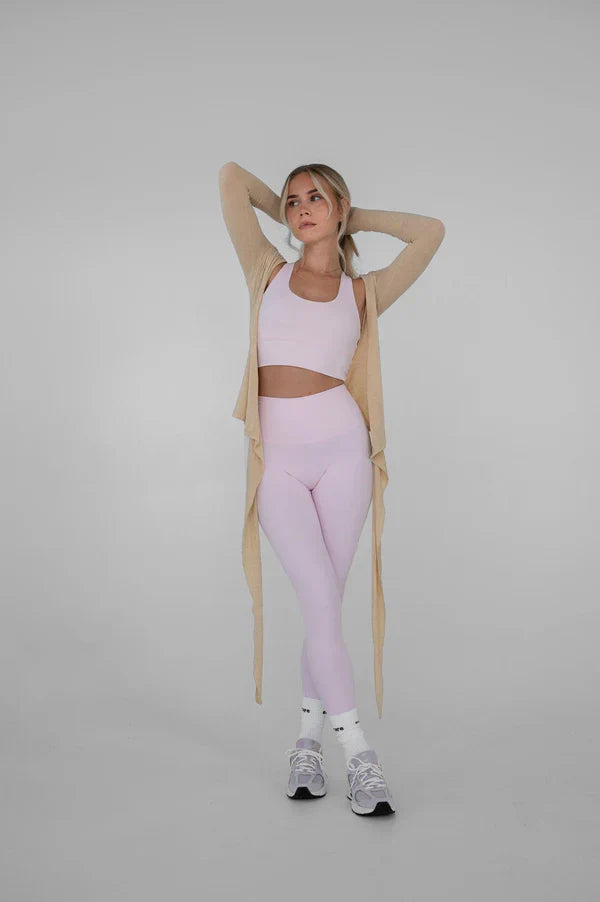 Norielle béžový dámský top zavinovací vázací