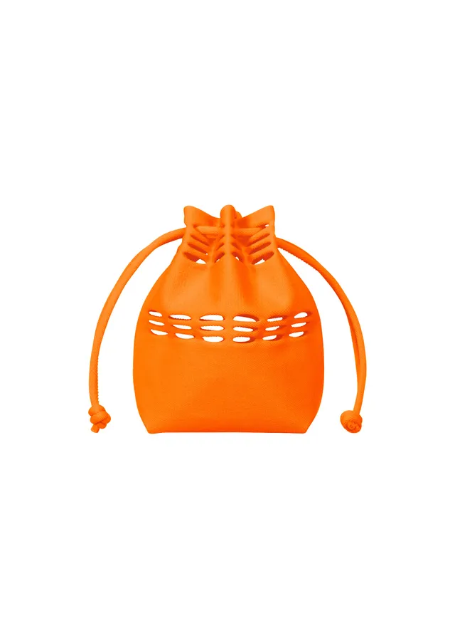 Issey Miyake Mokko S.C. Pocket kabelka oranžová pletená