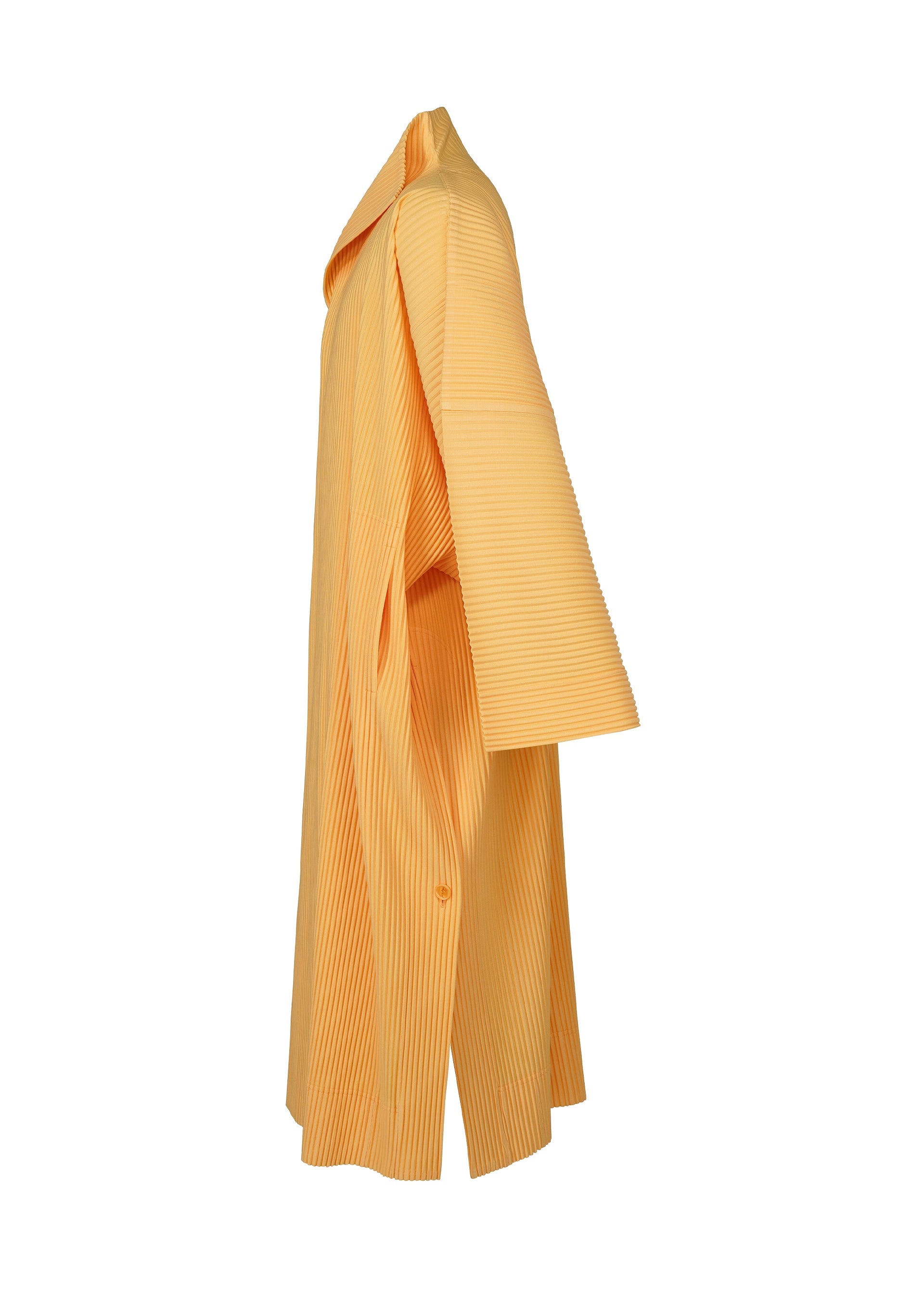 Issey Miyake Homme Plissé Wear or Wrap kabát egg plant black