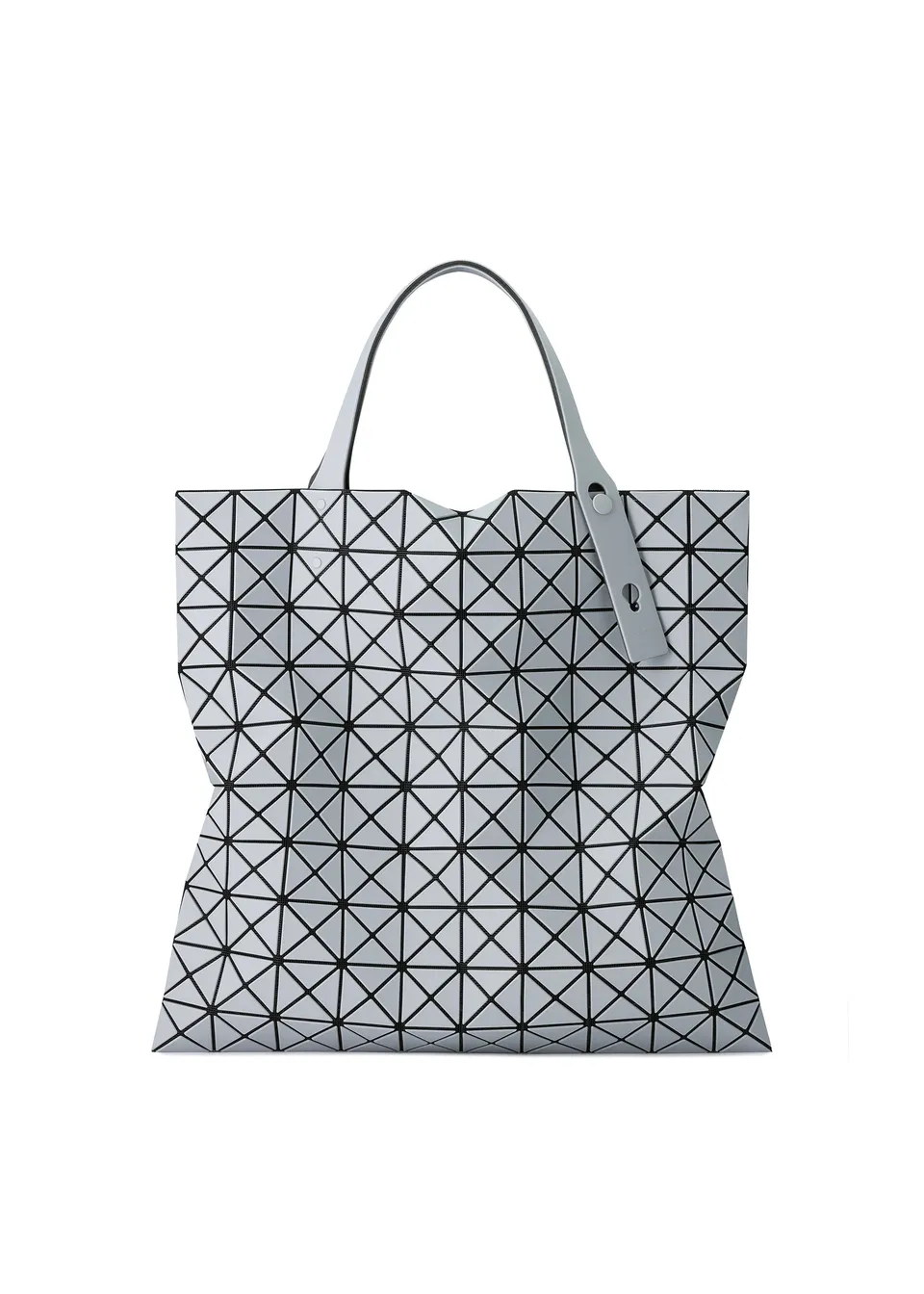 Issey Miyake Prism Frost tote taška šedá matná