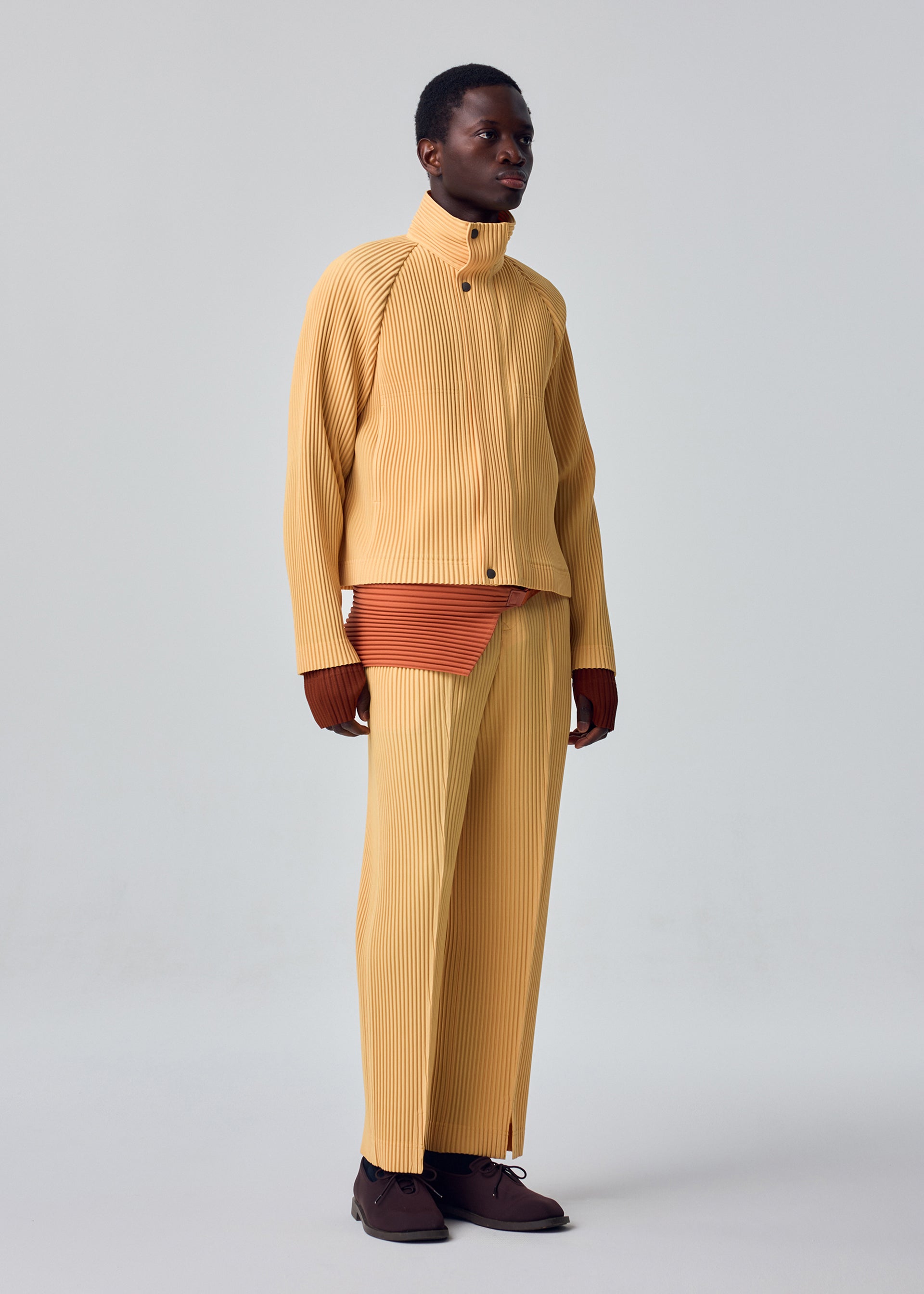 Issey Miyake Homme Plissé Pleats Slim taška černá