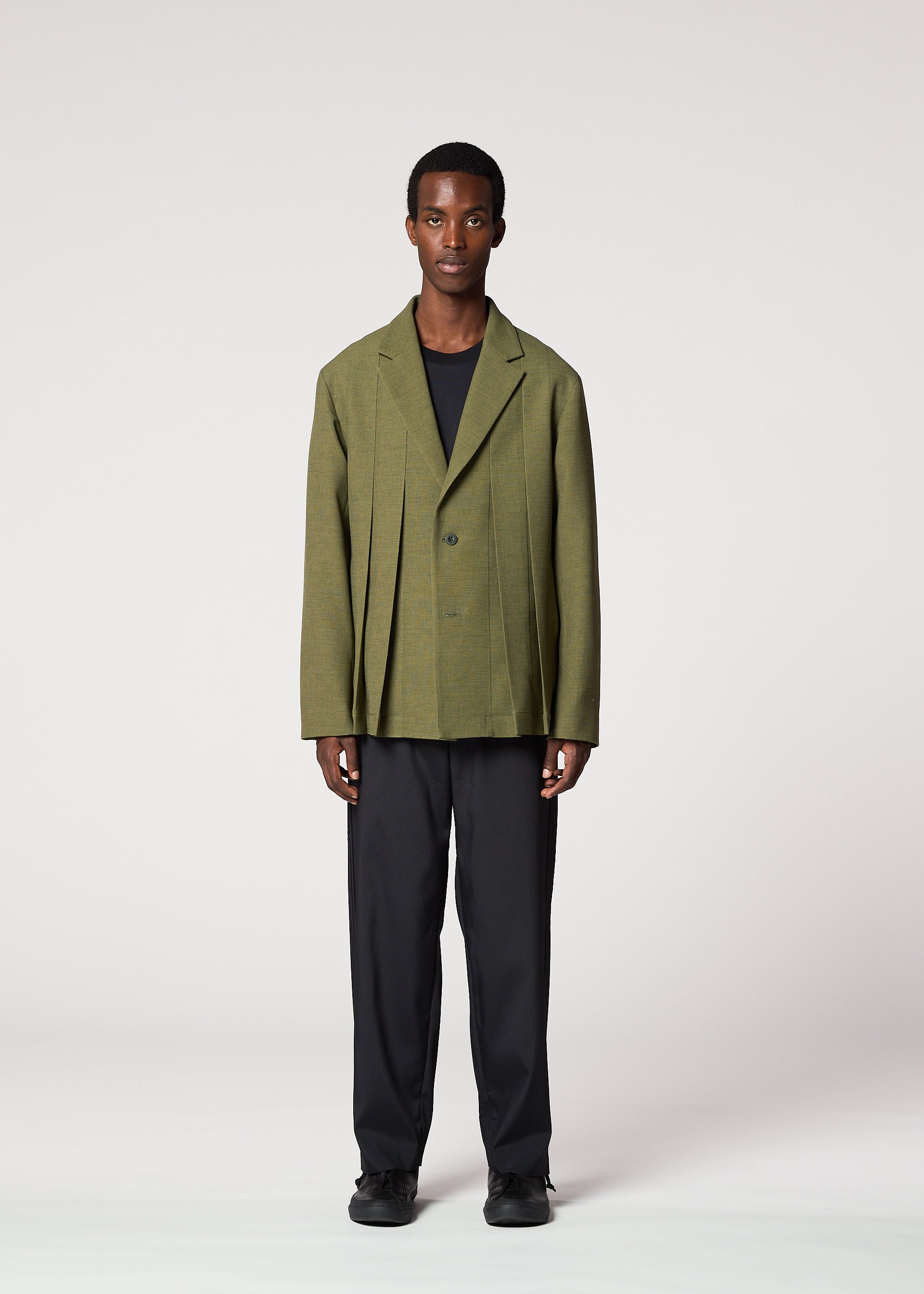 Issey Miyake Cornice sako šedá vel. 2 polyester