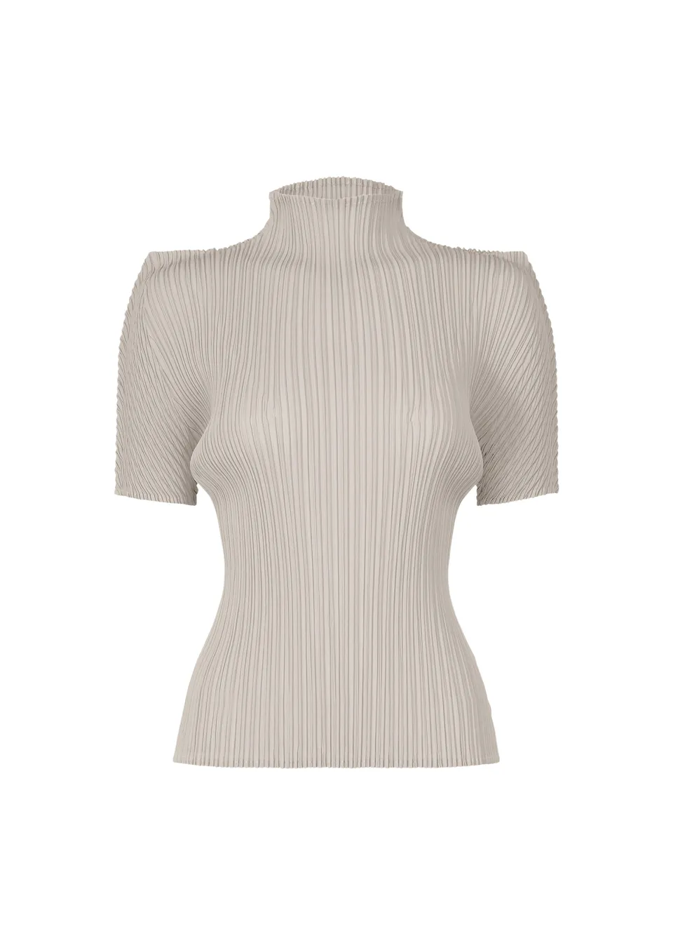 Issey Miyake Box Shoulder Pleats top šedá 2