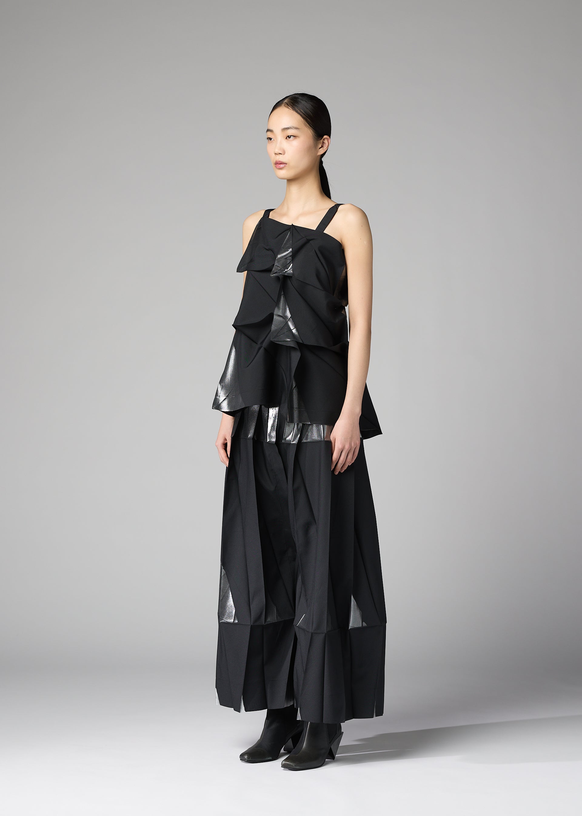 Issey Miyake No.1-1 top White×Silver vel. 3 s fólií