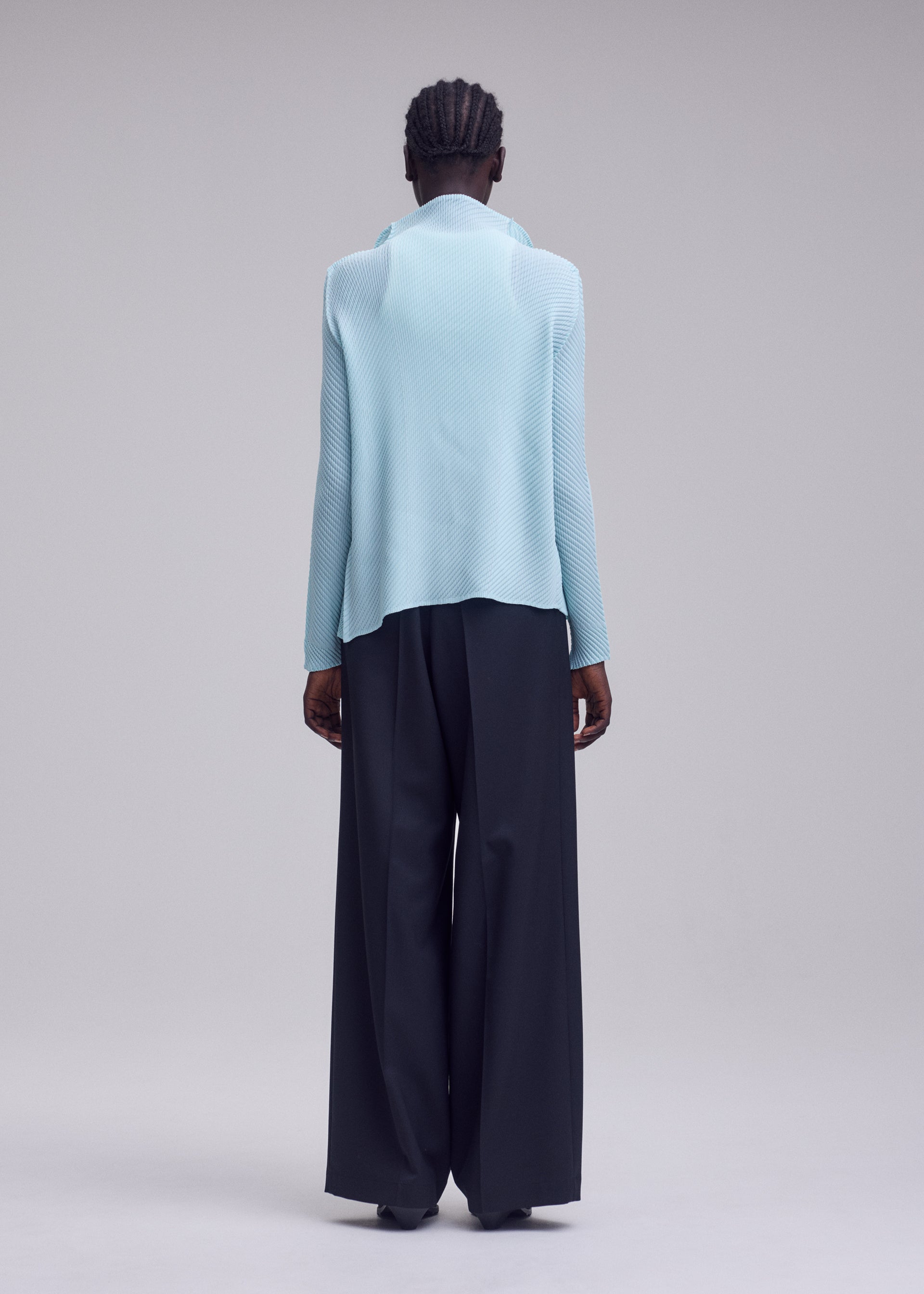 Issey Miyake Misty Pleats IM63FJ143 kardigan černý vel. 2 splývavý