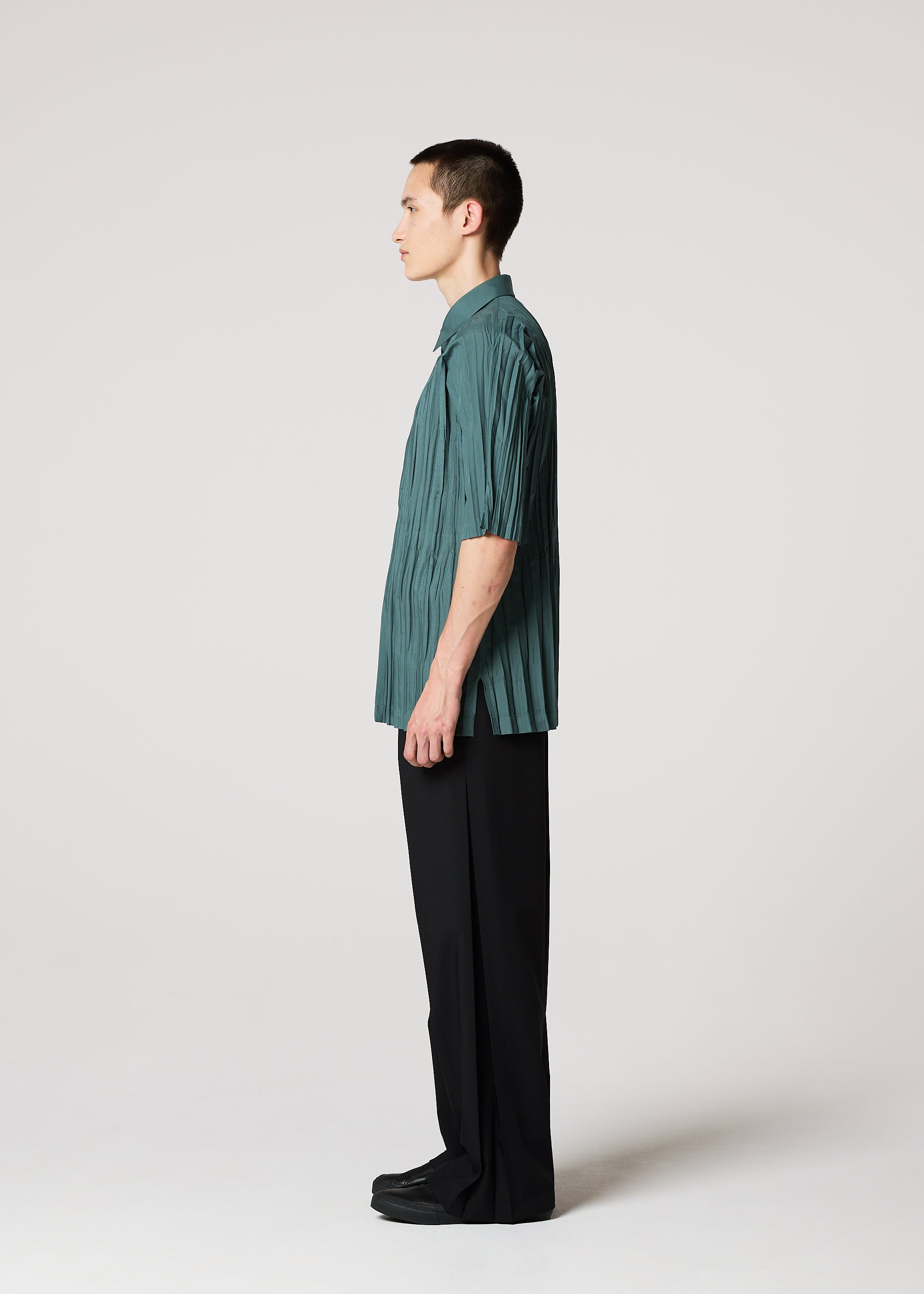 Issey Miyake IM Men Wrinkle košile off-white