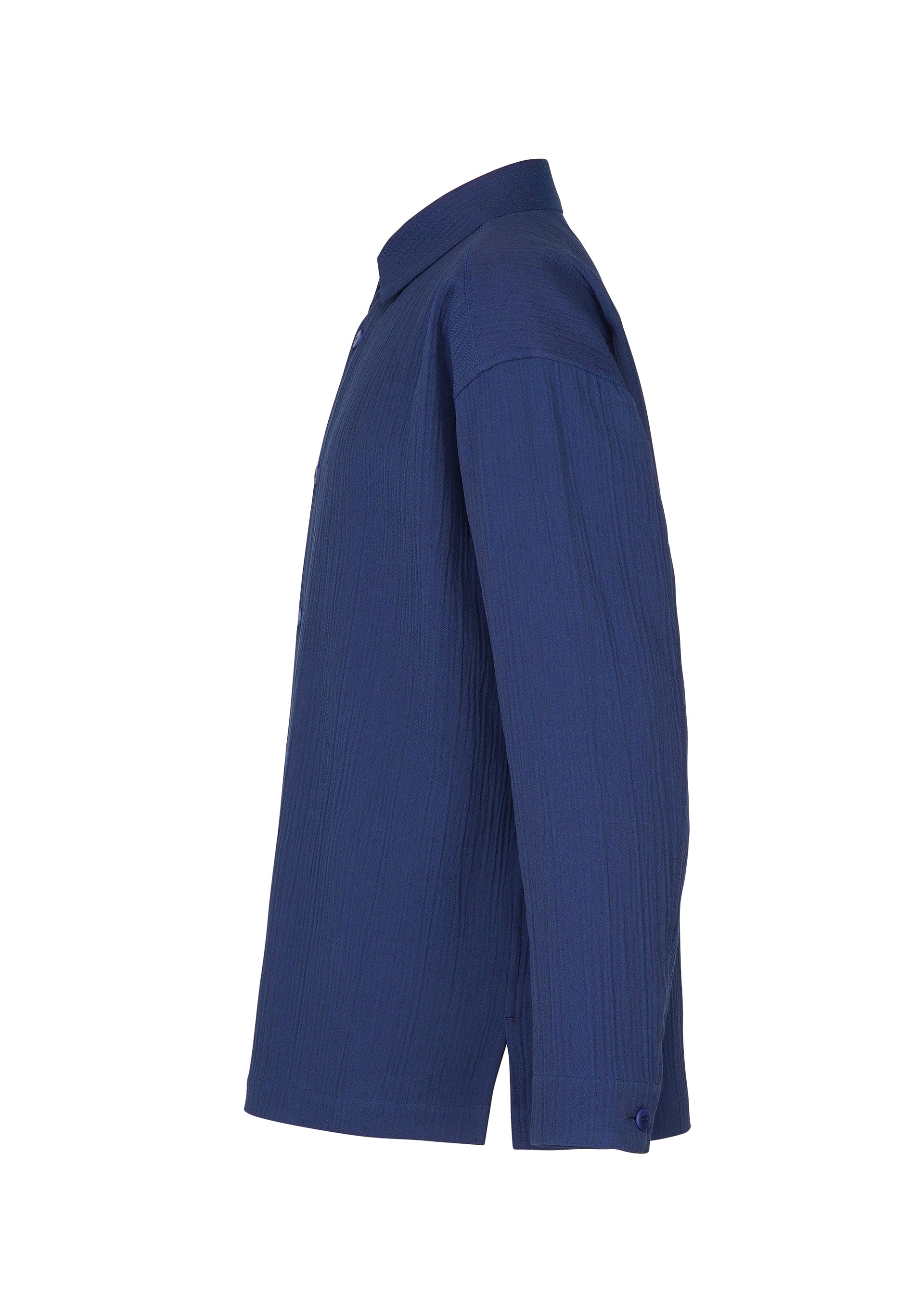 Issey Miyake IM Men Double Weave košile šedá bavlna