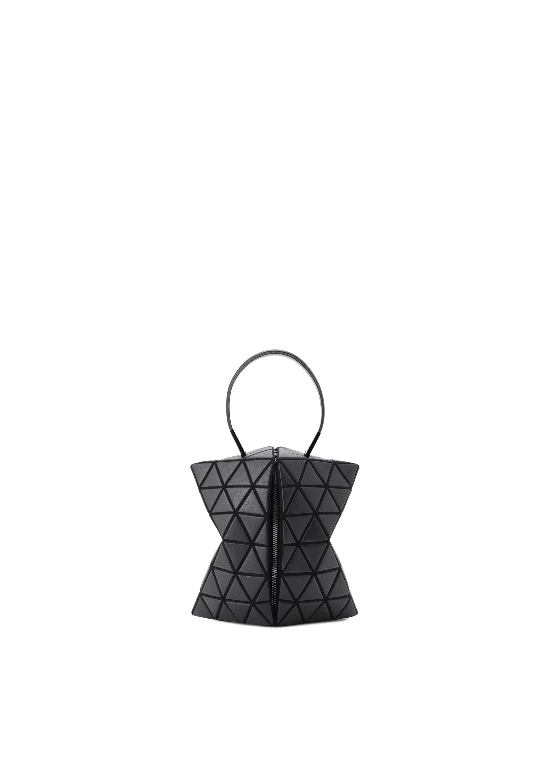 Issey Miyake Torso kabelka matná černá trojúhelníková