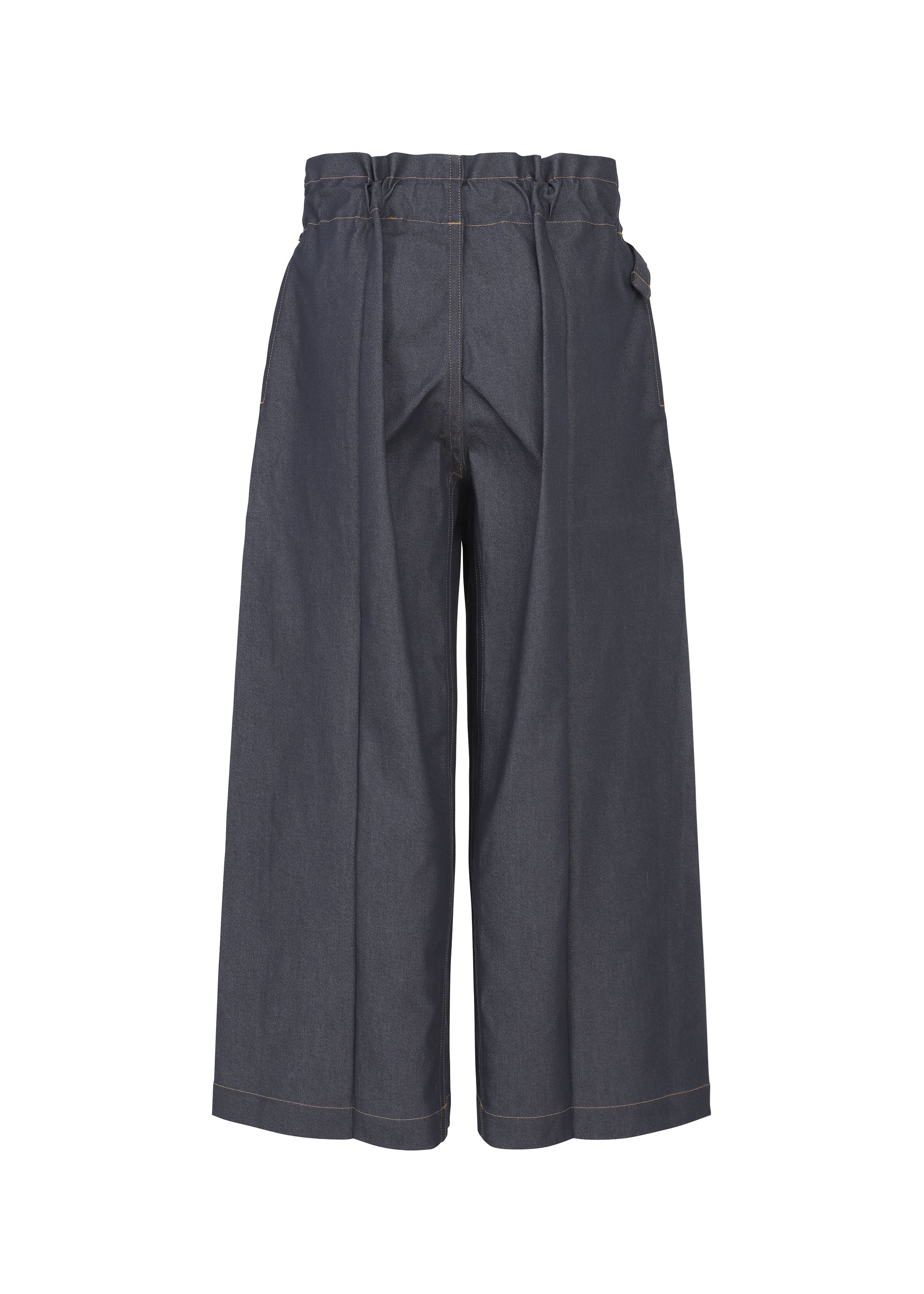 Issey Miyake Flat Denim kalhoty široké indigo