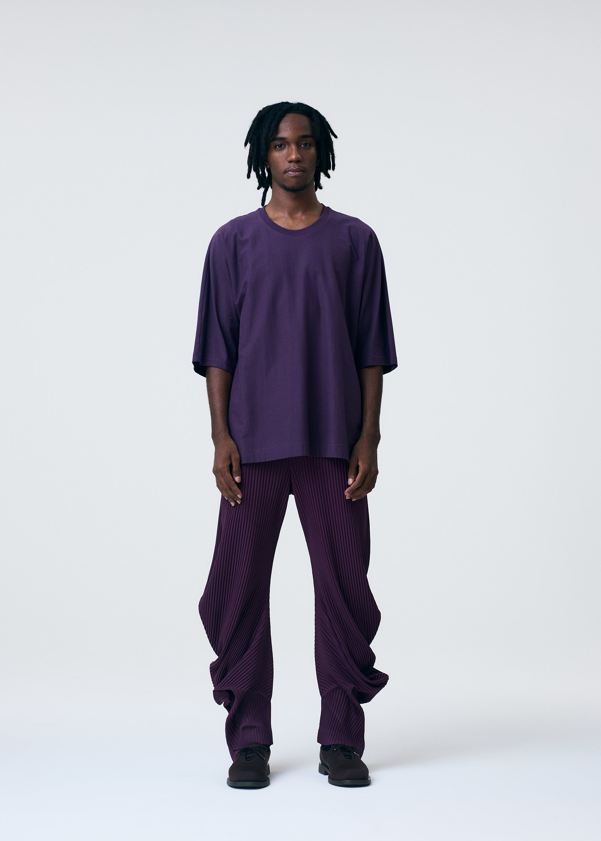 Issey Miyake Homme Plissé Pleats Bottoms 1 kalhoty Black