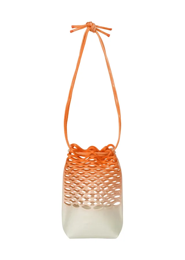 Issey Miyake Mokko Net Gradation kabelka zelená pletená