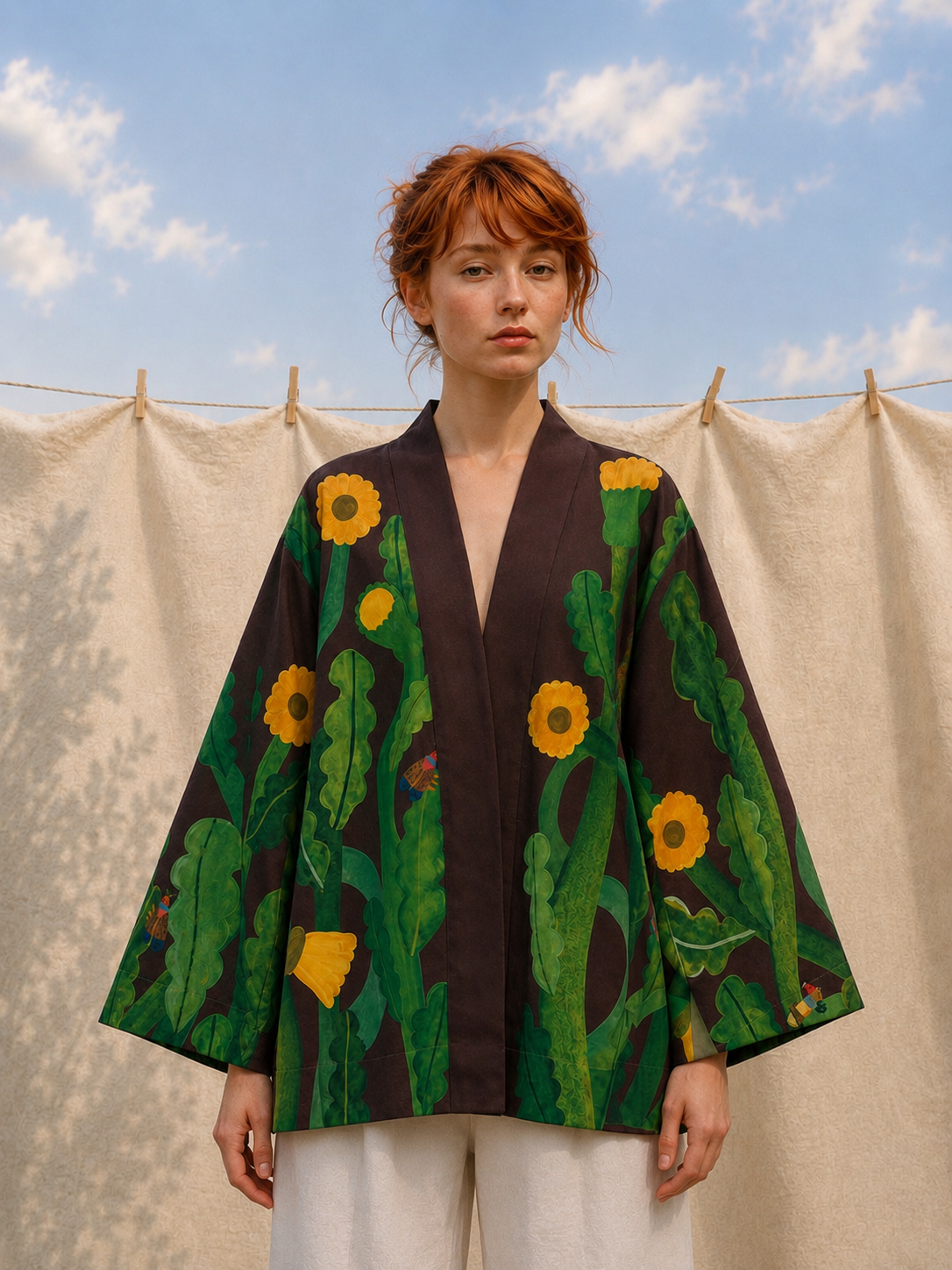 Aurelia & Zwei Frauen Garden of Sisters kimono poetické