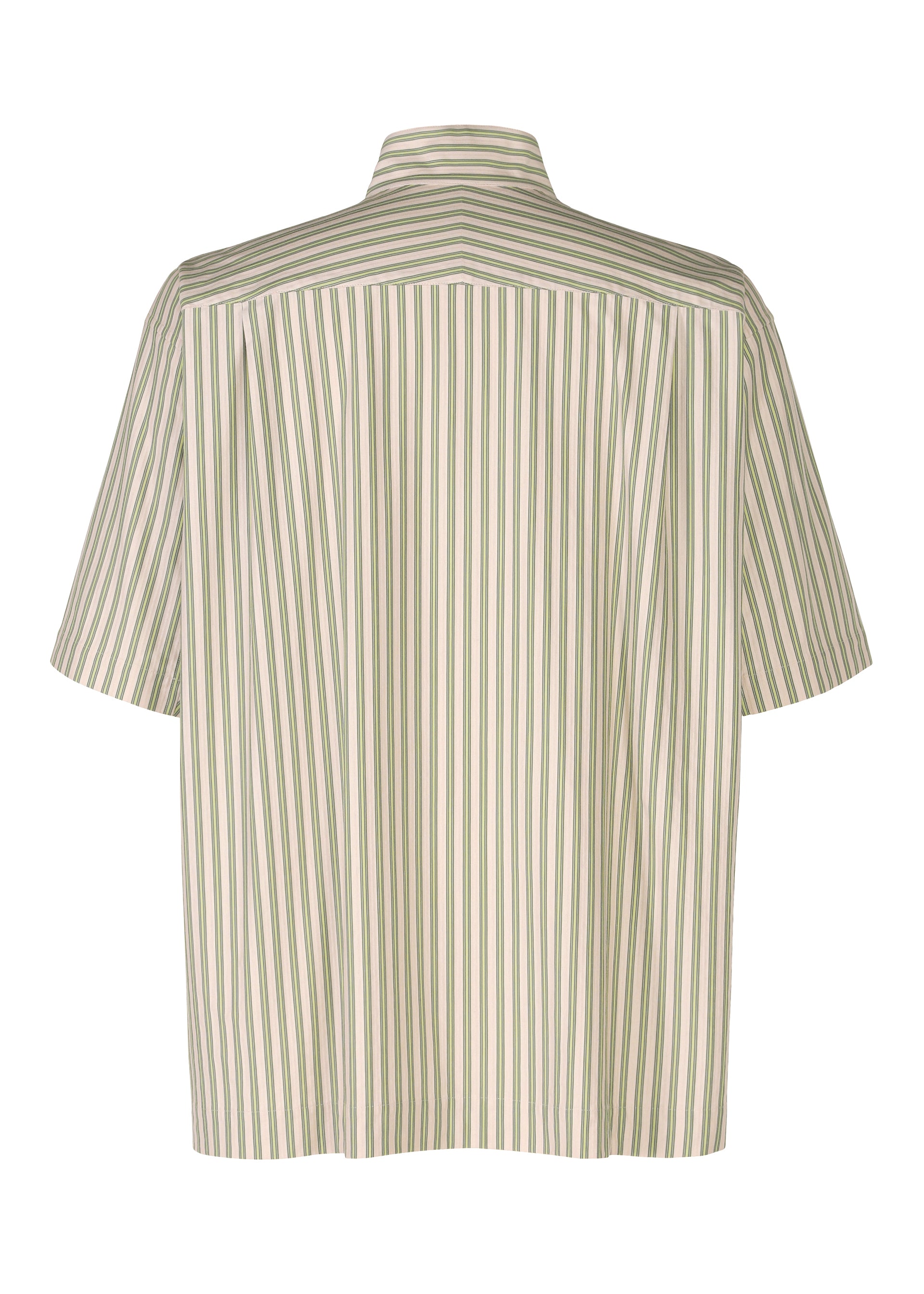 Homme Plissé Issey Miyake Stripe Jersey košile hnědá