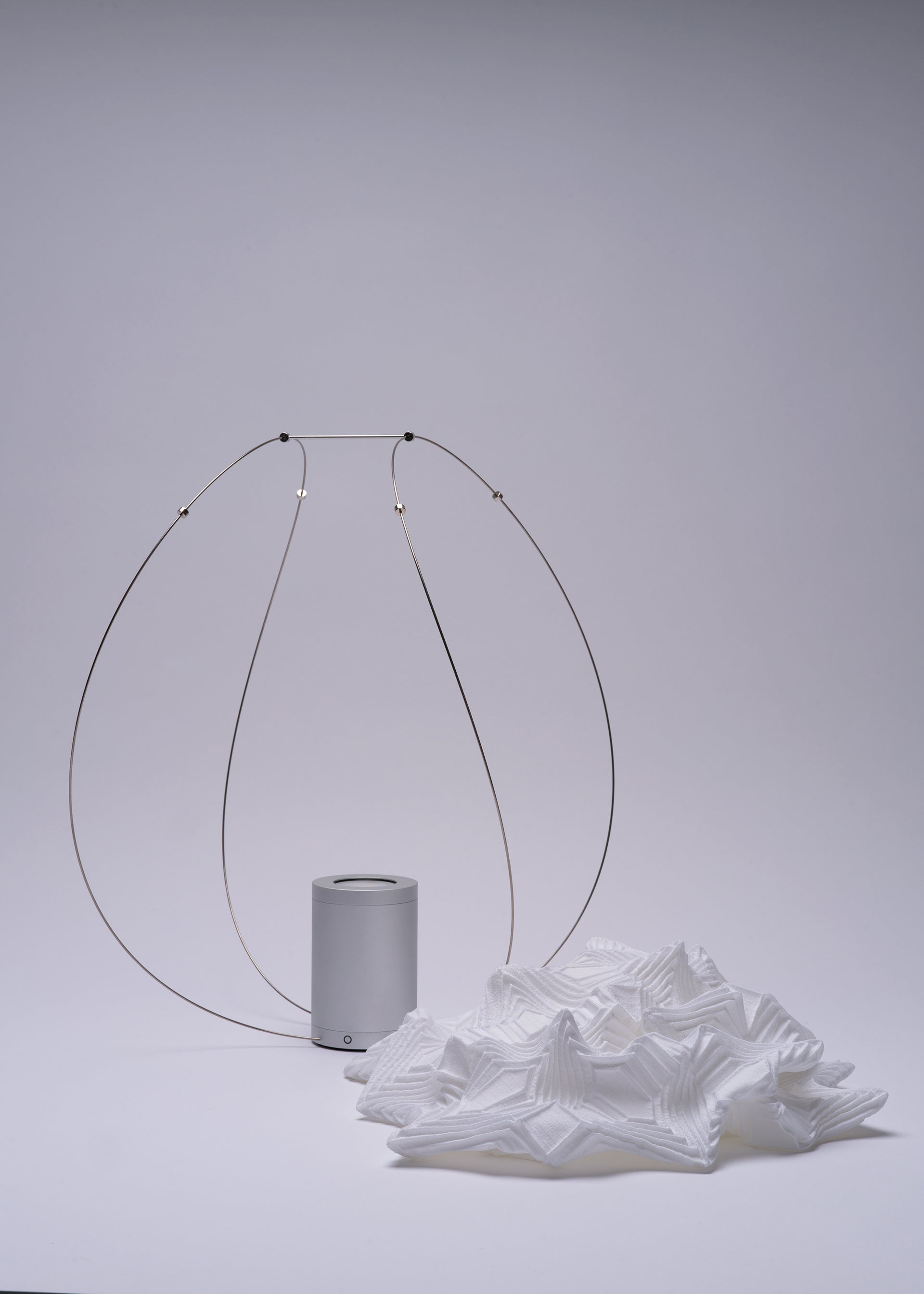 Issey Miyake TYPE-XIII O Series přenosná lampa bílá skládací